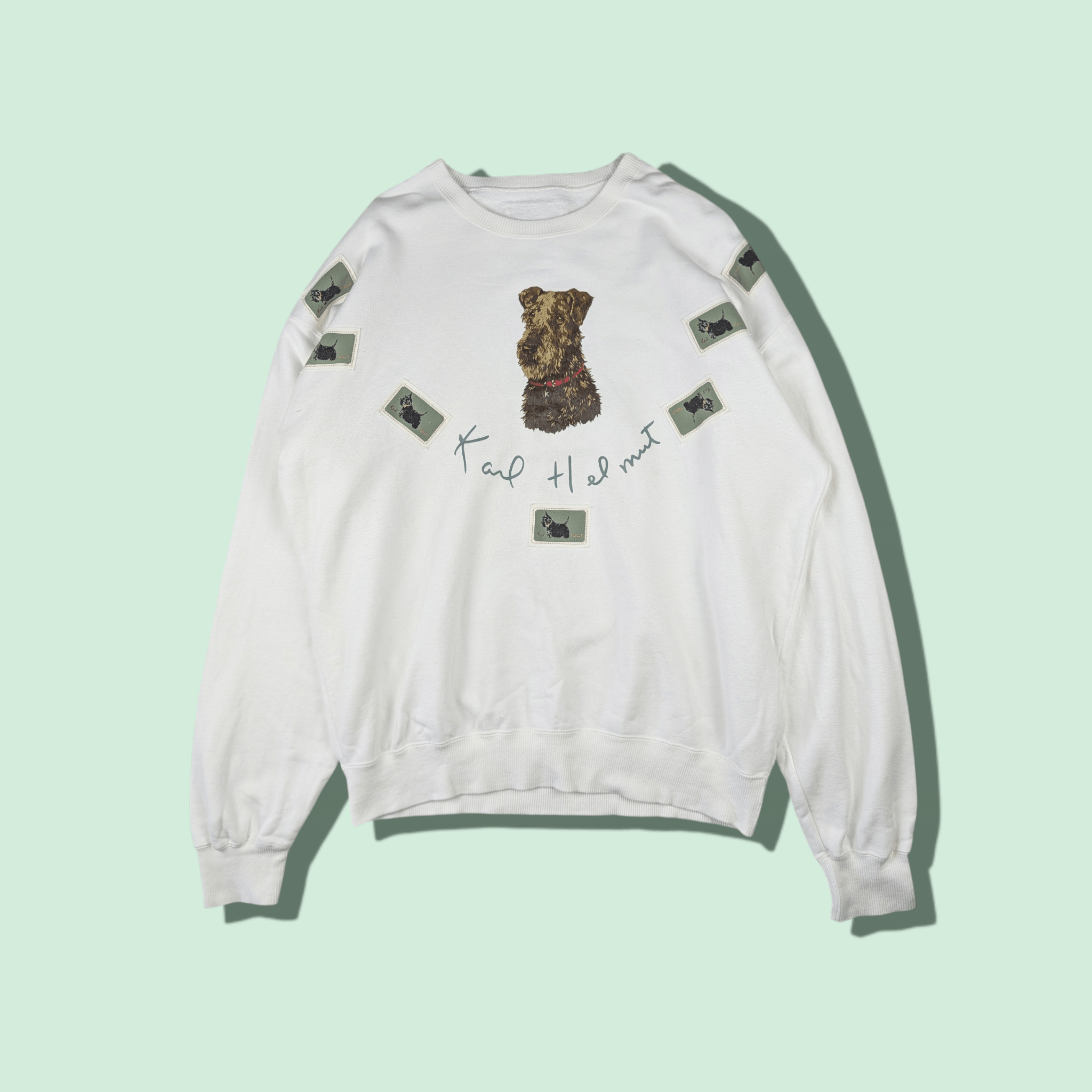 Karl Helmut KARL HELMUT Nice Design Graphic Sweatshirts Jumper Size US M / EU 48-50 / 2 - 2 Thumbnail