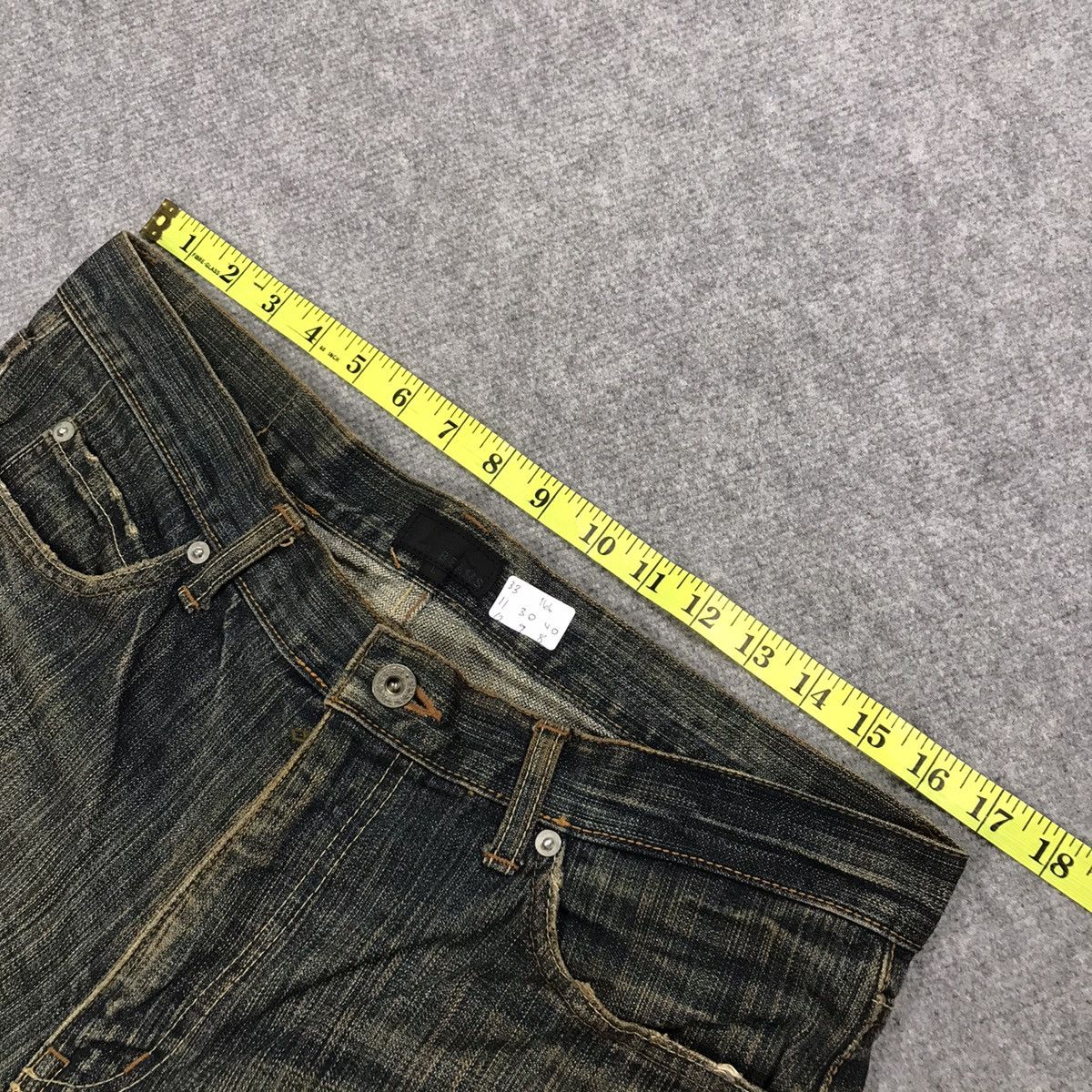 Beams Plus × If Six Was Nine × Japanese Brand RUSTY DENIM BEAMS JAPAN JEANS DENIM PANTS Size US 33 - 12 Thumbnail