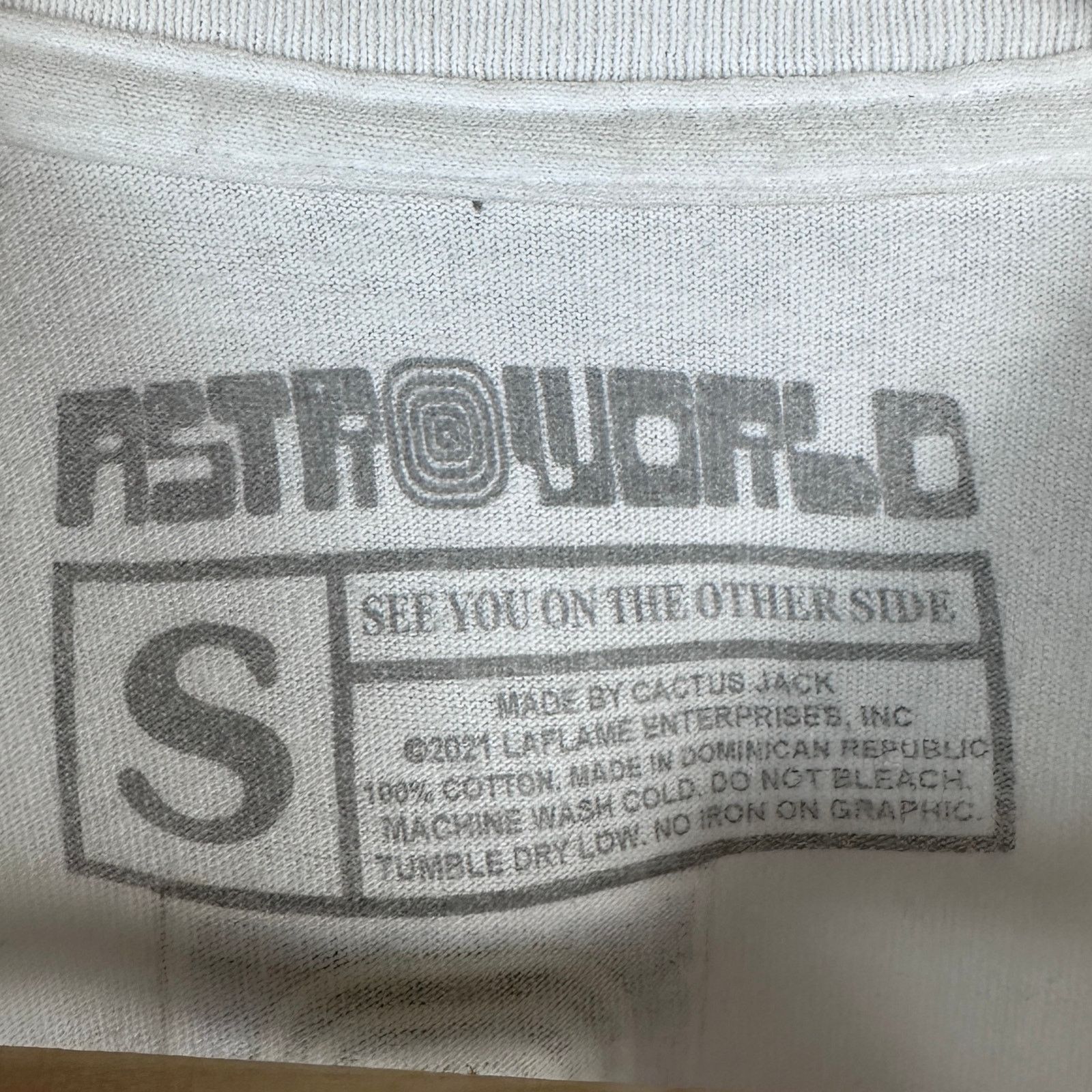 Travis Scott Astroworld Fest 2021 White Graphic Tee Size US S / EU 44-46 / 1 - 5 Thumbnail