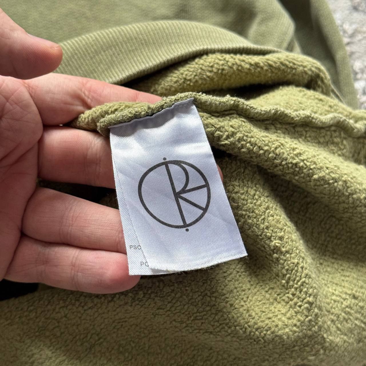 Polar Skate Co. Polar Skate Khaki Baggy Dyed Patch Crewneck Size US XL / EU 56 / 4 - 8 Thumbnail