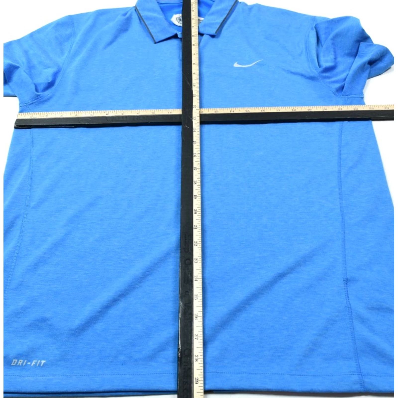 Nike Nike Tiger Woods Buffalo Bills Polo Shirt Mens L Blue Short Sleeve Stretch Polo Size US L / EU 52-54 / 3 - 7 Thumbnail