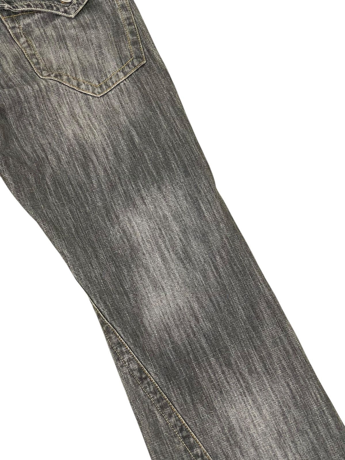 Japanese Brand Flare Jeans Dominate Faded Distress Boot Cut 1🟦1 Size US 30 / EU 46 - 17 Thumbnail