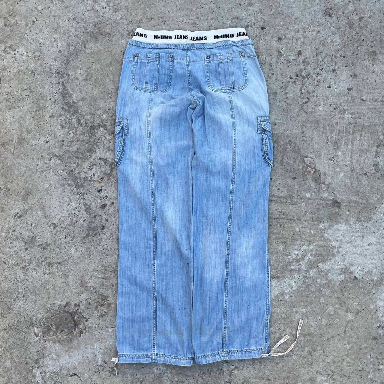 Le Grande Bleu (L.G.B.) VTG Women’s With a Low Seat Jeans Multi-pocket Y2K Grunge Size 28" / US 6 / IT 42 - 3 Thumbnail