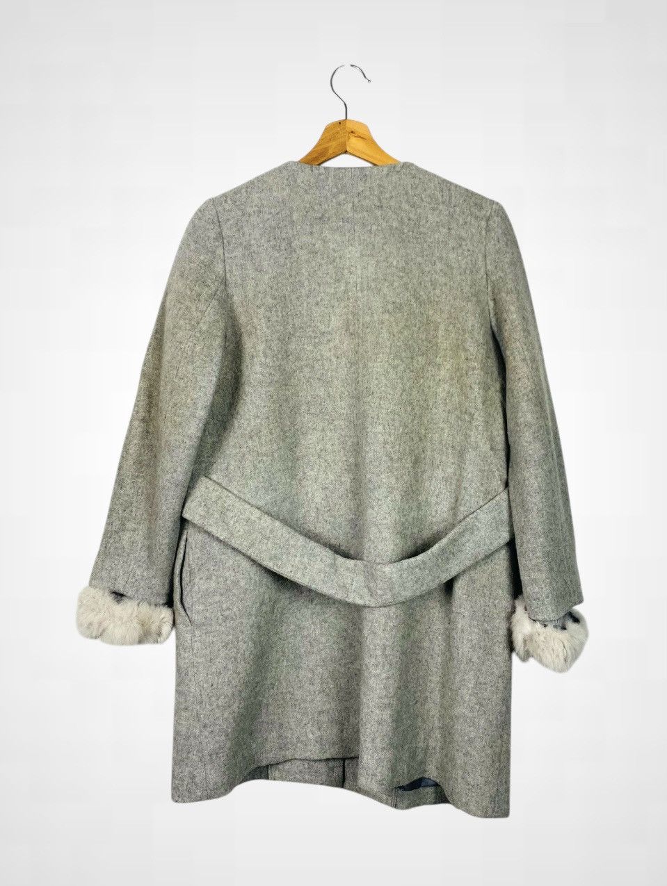 Jil Stuart JILL STUART Long Wool Jacket For Women Size S / US 4 / IT 40 - 2 Thumbnail