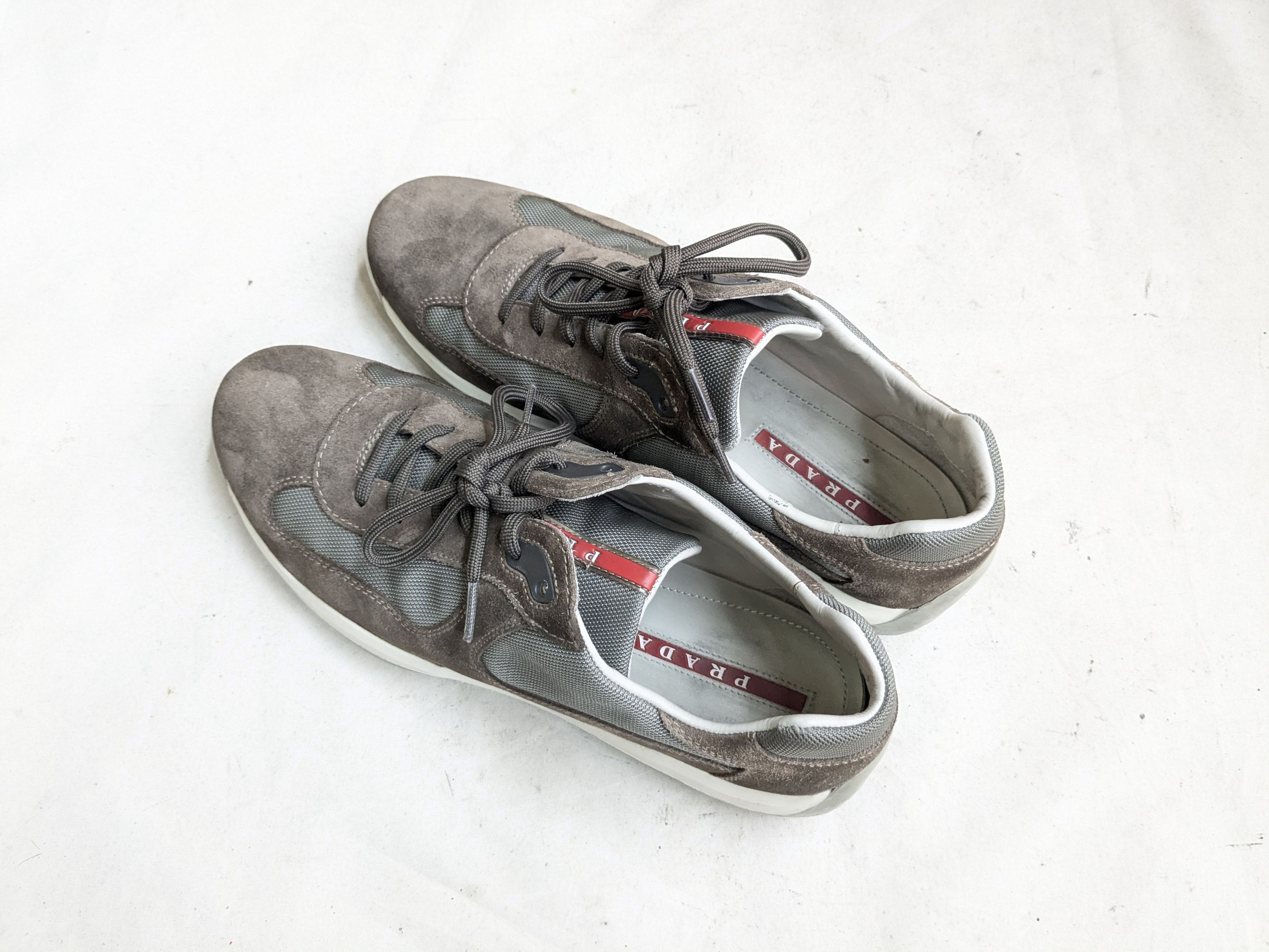 Prada Prada America's Cup Gray Suede 10 Low Top Size US 10 / EU 43 - 10 Thumbnail