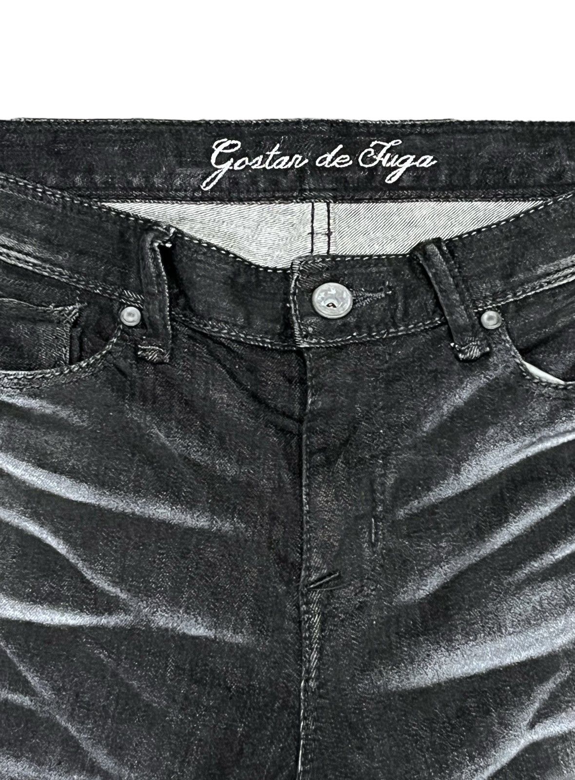 GOSTAR DE FUGA 💥GOSTAR DE FUGA Designer Punk Skinny Stretch Denim Size US 29 - 8 Thumbnail