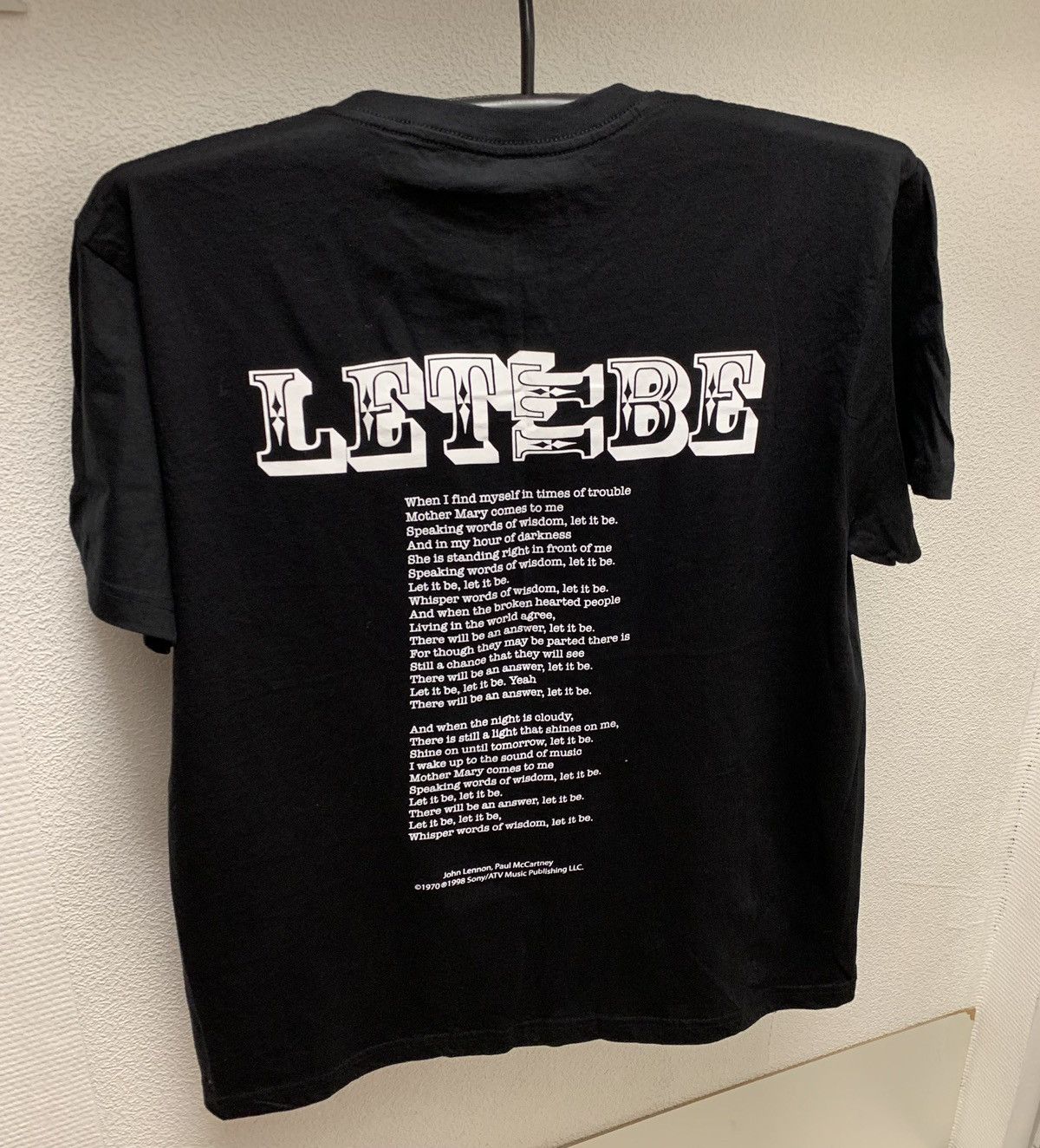 Band Tees John Lennon 1998 vintage band rock tee Let it be L sz Size US L / EU 52-54 / 3 - 2 Thumbnail