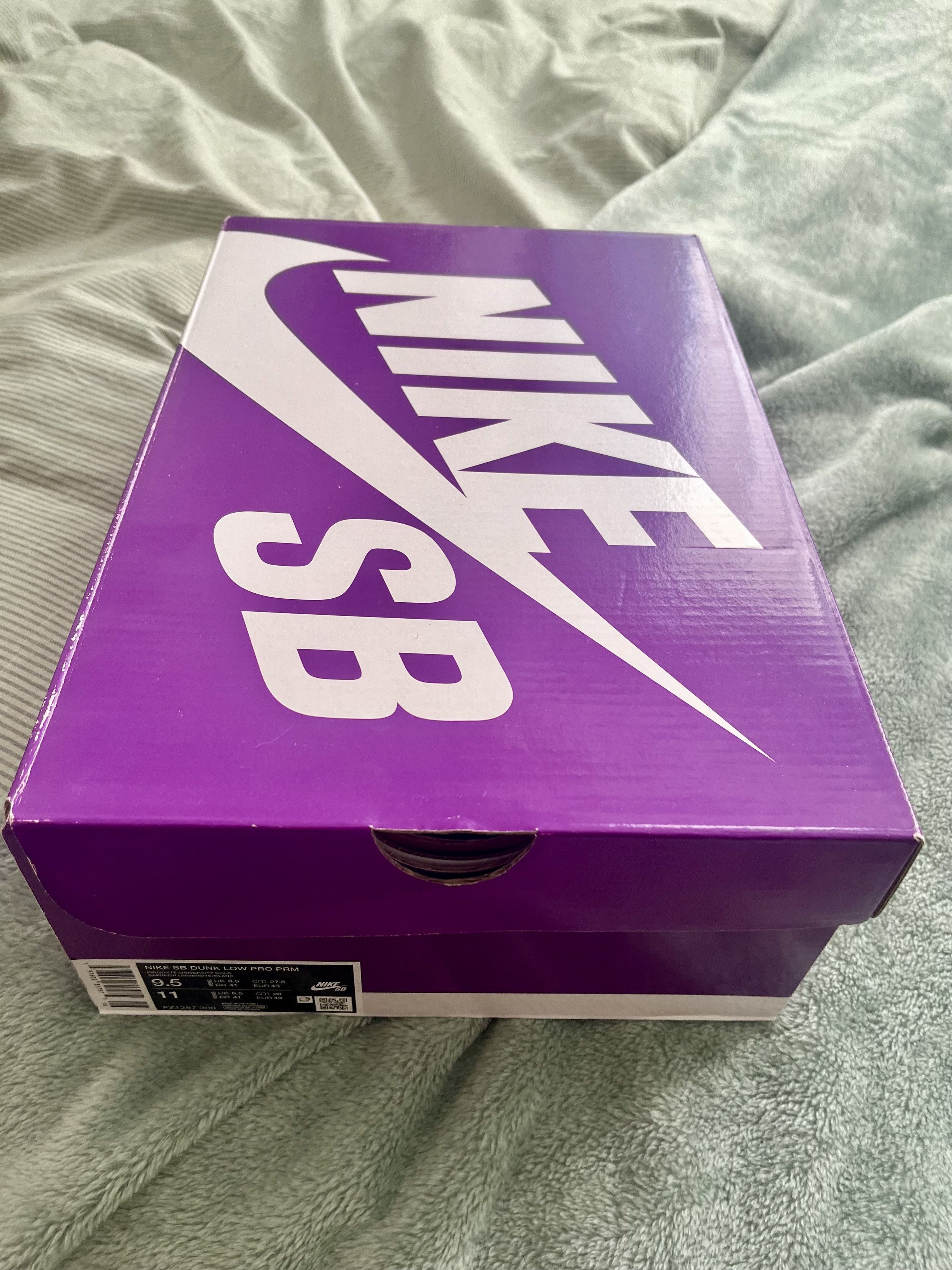 Nike SB Dunk sb low pro prm Seattle Supersonics 9.5 43 Size US 9.5 / EU 42-43 - 13 Thumbnail