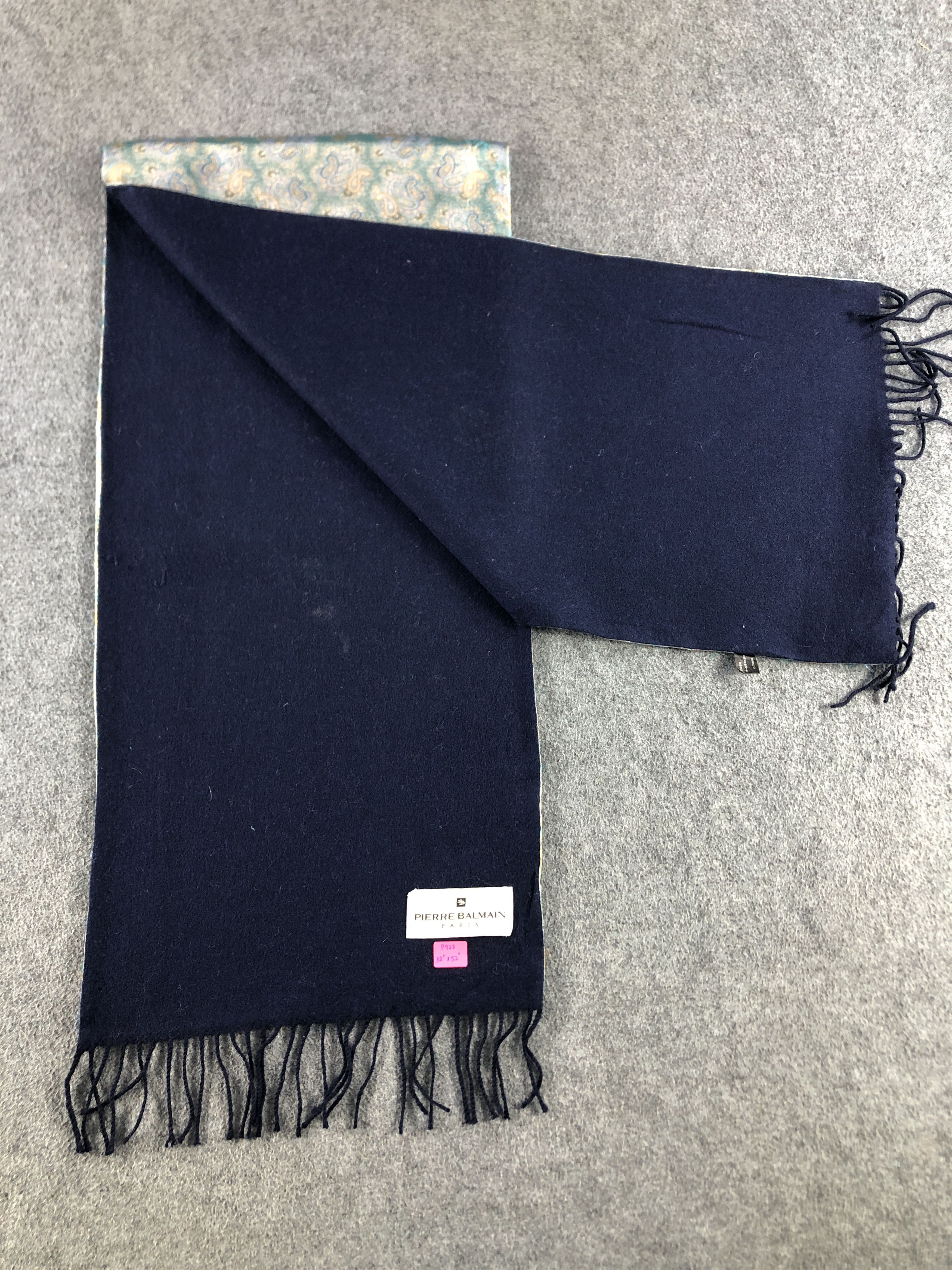 Pierre Balmain Pierre Balmain Silk Wool Scarf / Muffler / Neckwear P923 Size ONE SIZE - 6 Thumbnail