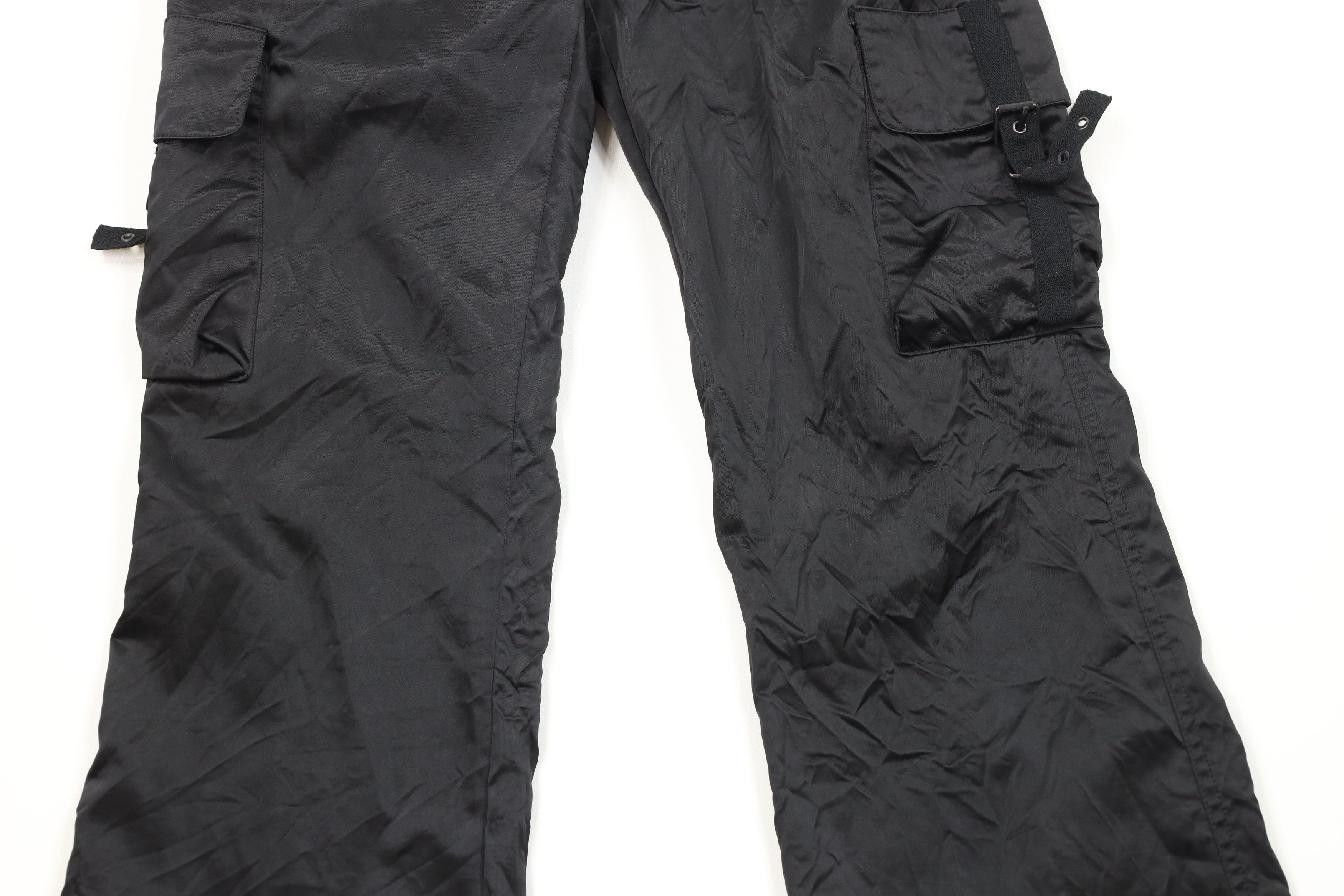 Vintage Vintage 90s Y2K Streetwear Goth Wide Leg Cargo Pants Size 30" / US 8 / IT 44 - 3 Thumbnail