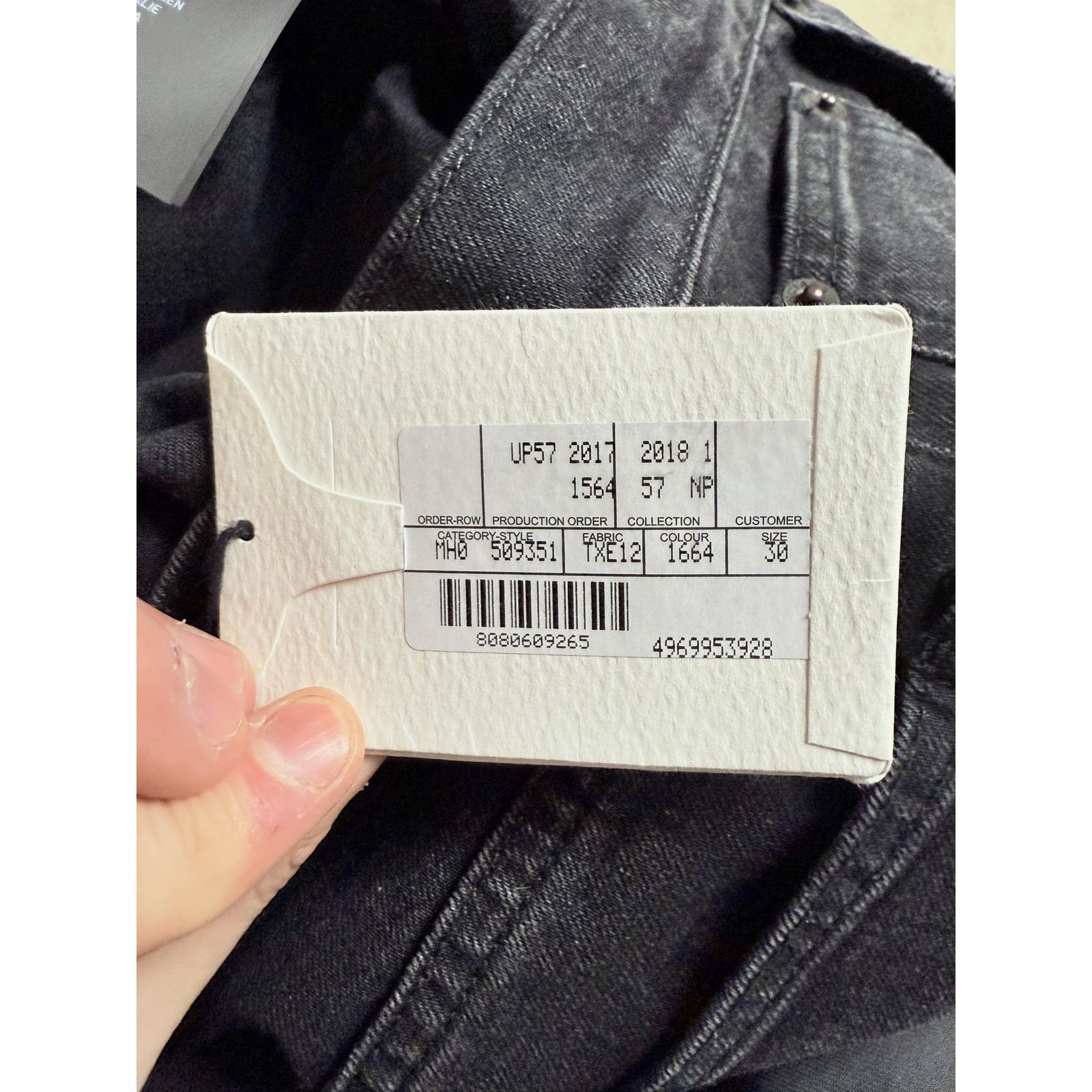 Balenciaga Balenciaga Jeans Black Used 30 Size US 30 / EU 46 - 6 Thumbnail