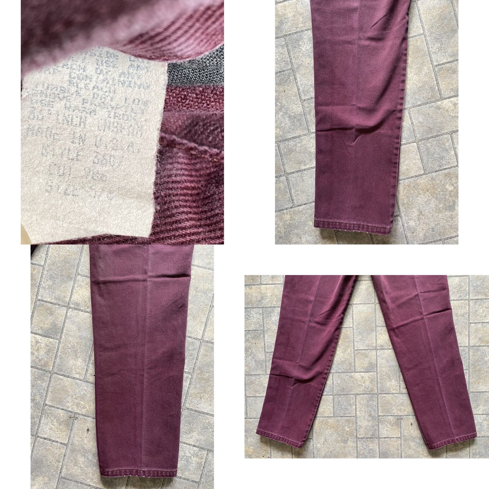 Vintage VINTAGE Roughrider Pants Purple 5/6 Womens Made In USA Size 27" / US 4 / IT 40 - 9 Thumbnail