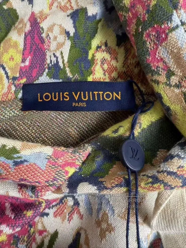 Louis Vuitton Louis Vuitton Floral full logo sweater hoodie Size US L / EU 52-54 / 3 - 4 Thumbnail