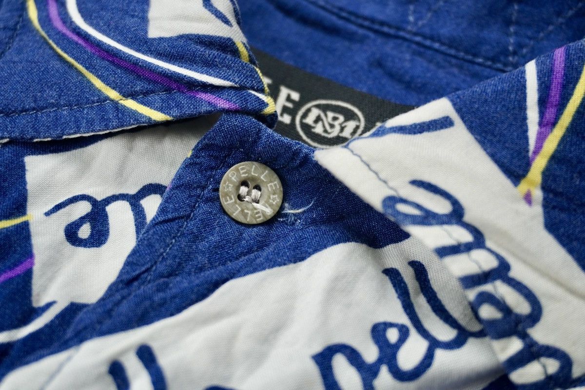 Marc Buchanan × Pelle Pelle × Vintage Pelle pelle marc buchanan overprinted spellout button shirt Size US M / EU 48-50 / 2 - 5 Thumbnail