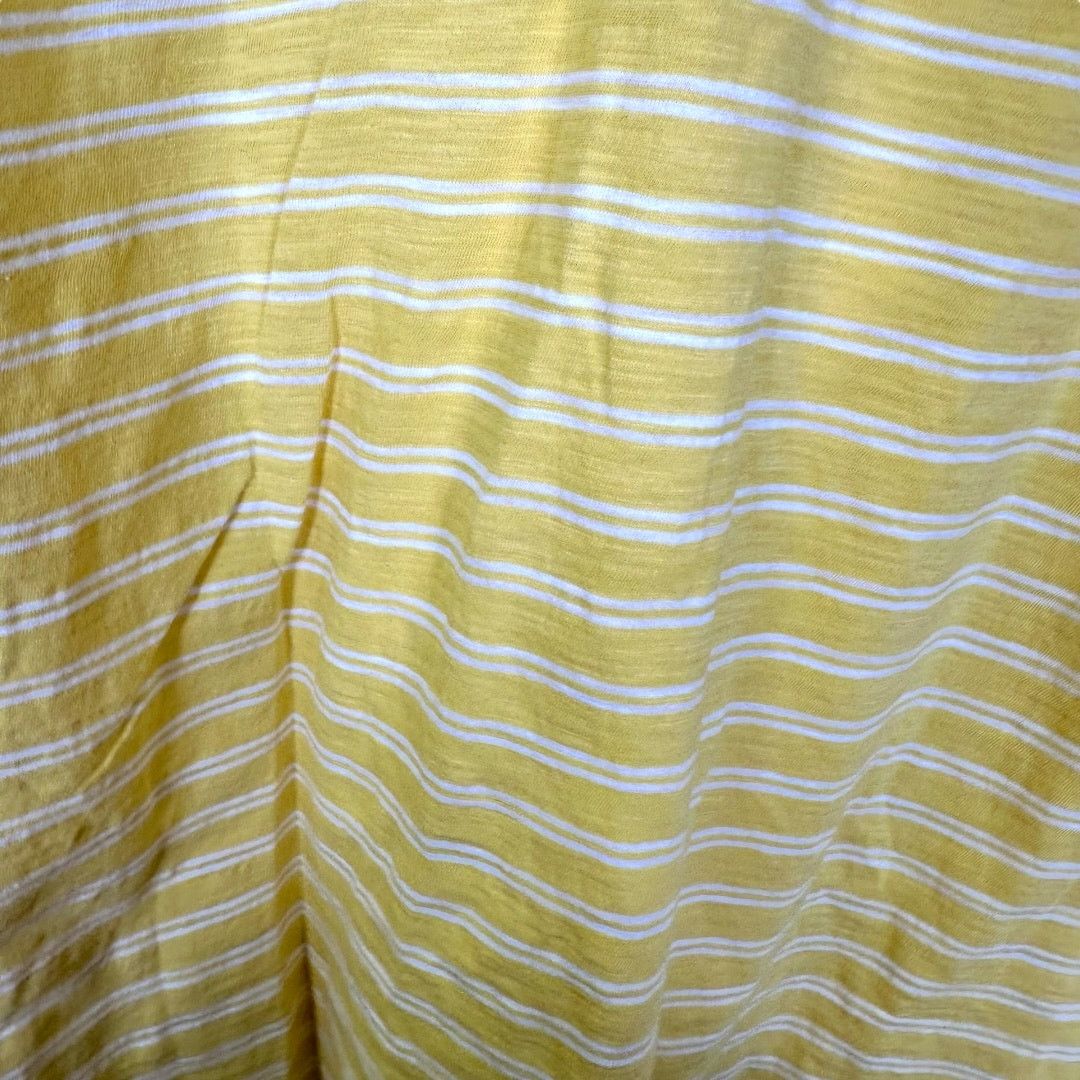 St. Johns Bay St Johns Bay Yellow White Striped Top Size 2X Size XXL / US 16-18 / IT 52-54 - 3 Thumbnail