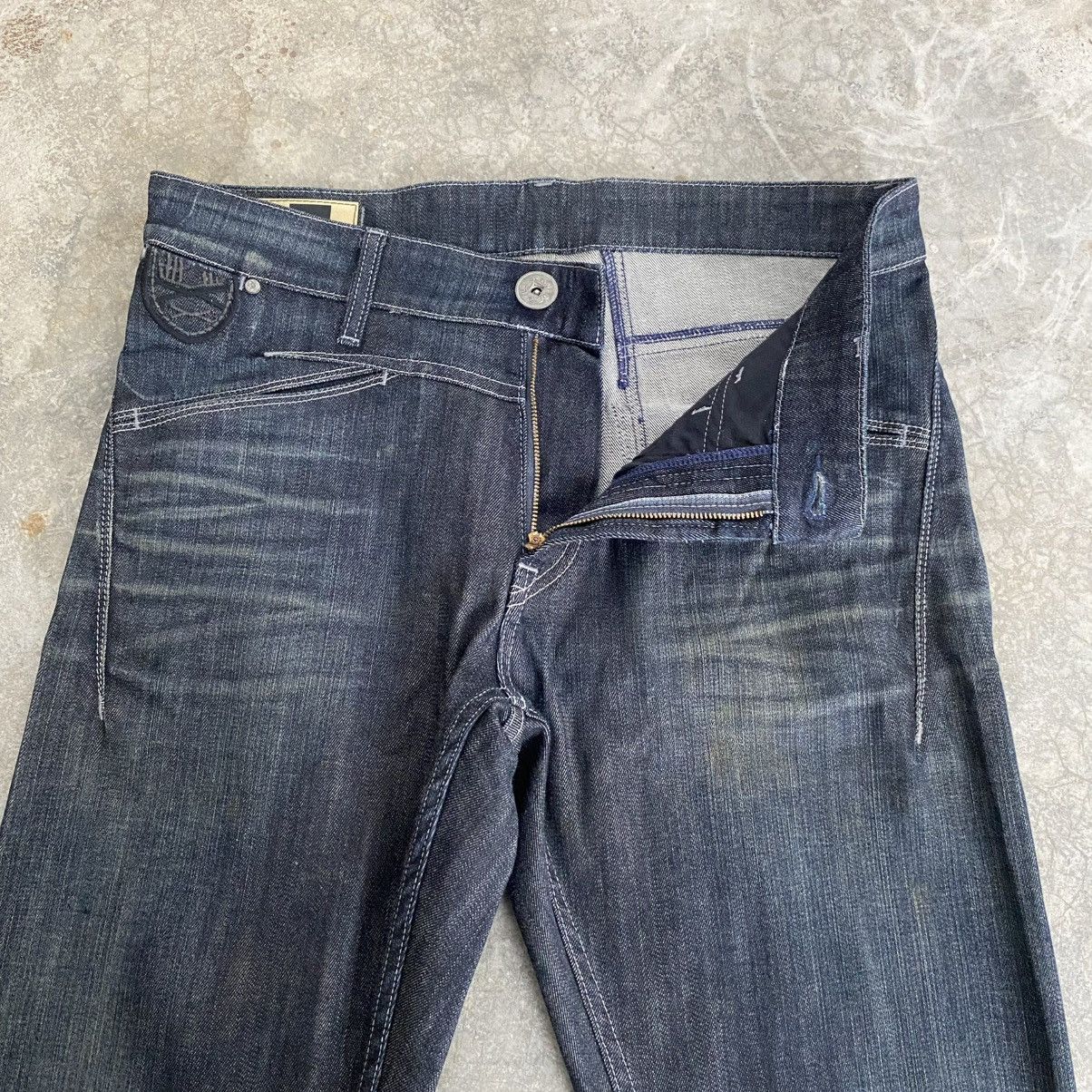 Marithe + Francois Girbaud 2000’s Vintage M. Francois Girbaud Slim Fit Stacked Jeans Size US 33 - 6 Thumbnail