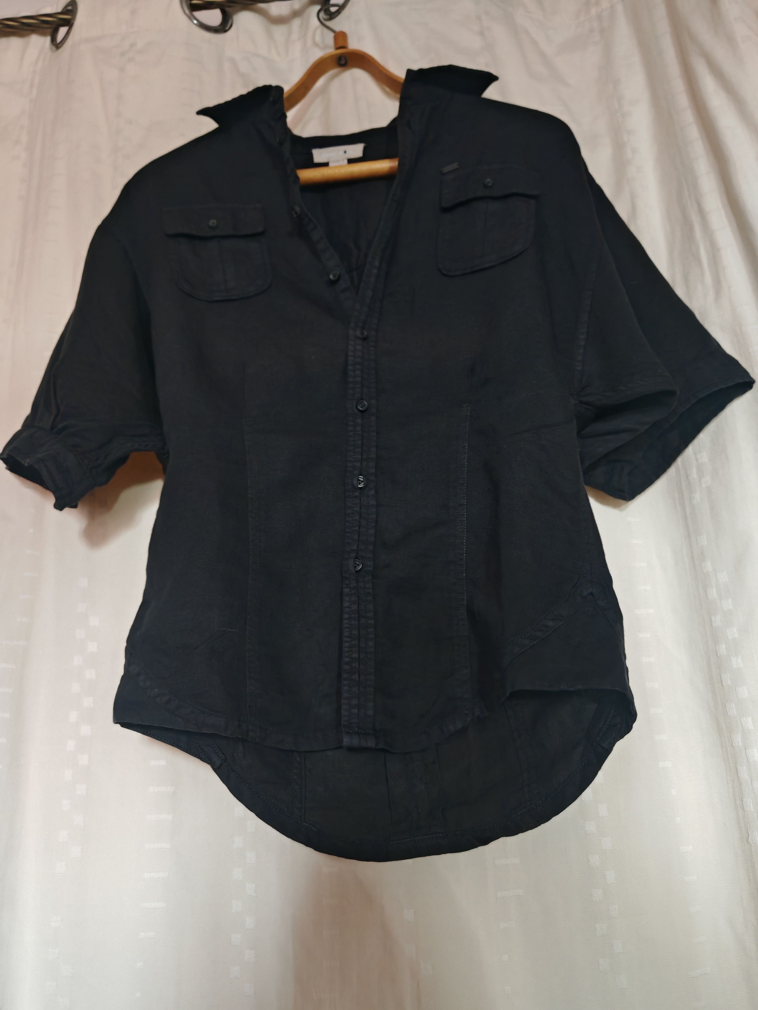 Diesel Rare VTG Diesel Linen Short Sleeve Shirt Military Style sz S Size US S / EU 44-46 / 1 - 2 Thumbnail