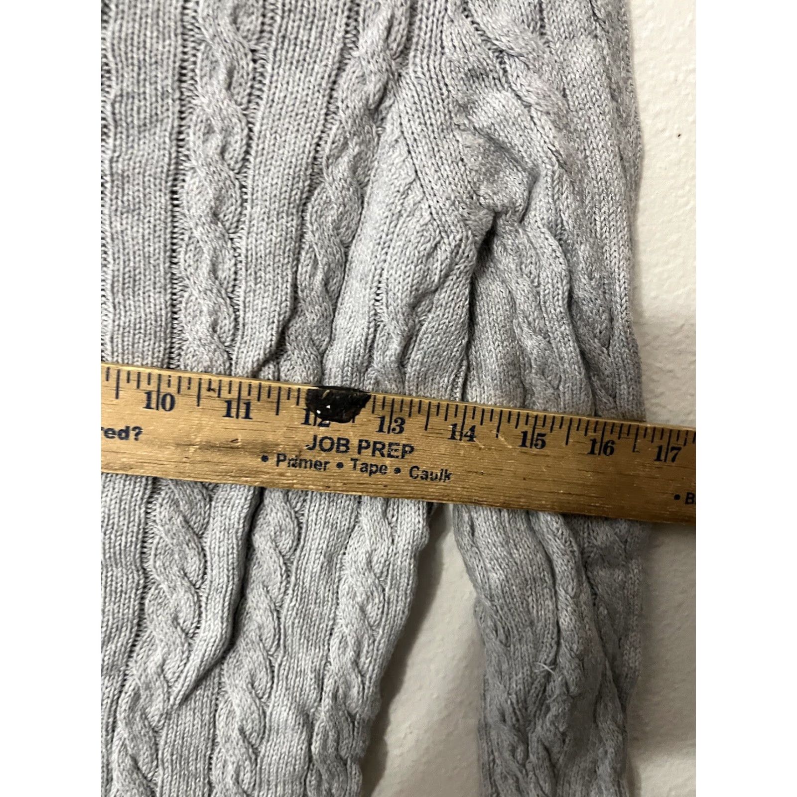 Vineyard Vines VINEYARD VINES Girl's Cable Knit Sweater Crew Neck Cotton Blend Pullover Size S Gray Girls Fall Casual Size S / US 4 / IT 40 - 6 Thumbnail
