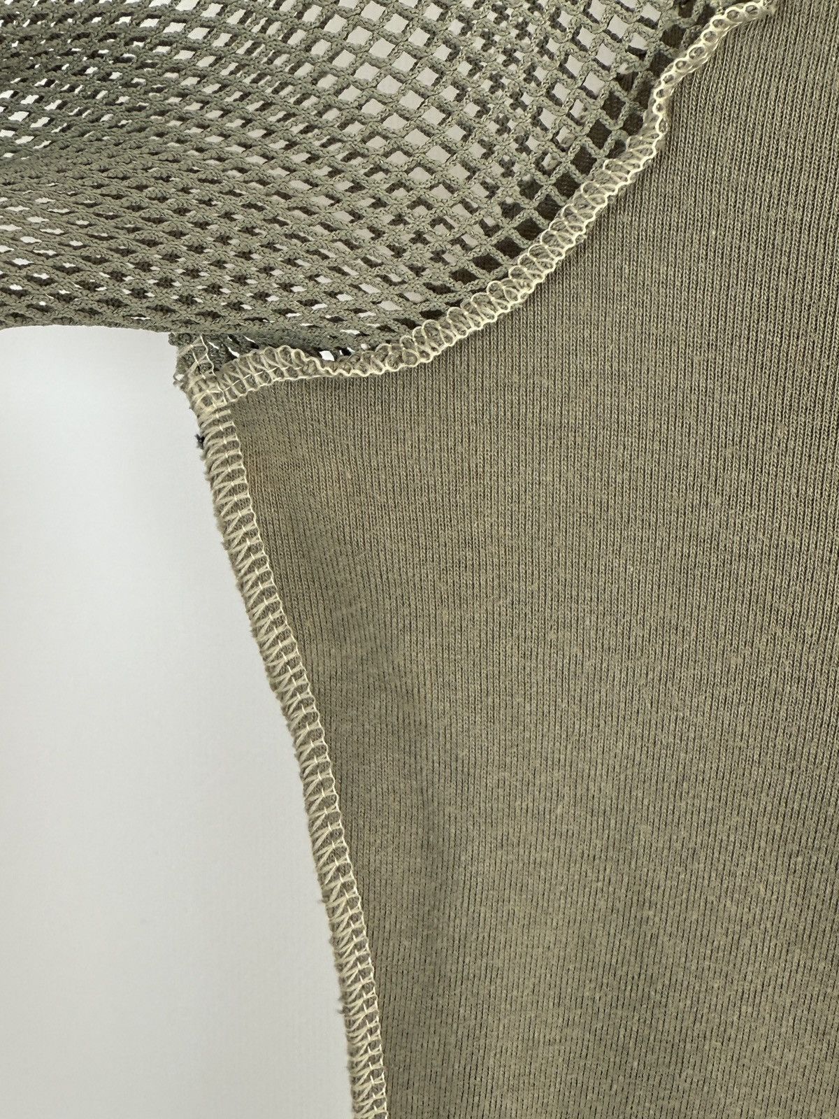 Vintage Y2K Vintage Military School NJ Mesh Sleeves Cotton Top XS Size XS / US 0-2 / IT 36-38 - 5 Thumbnail
