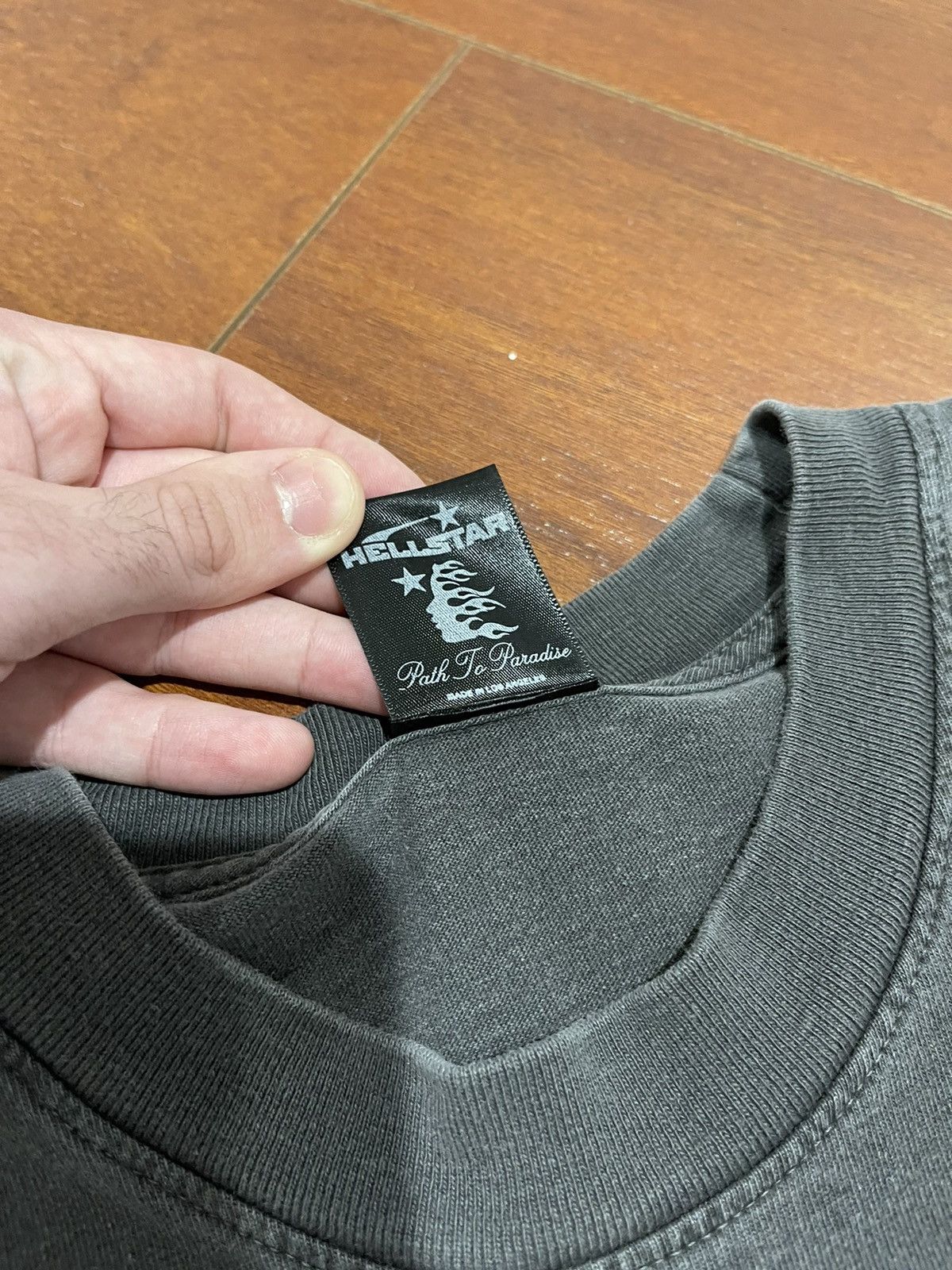 HELLSTAR Hellstar Path to Paradise Grey Tee Size US M / EU 48-50 / 2 - 3 Thumbnail