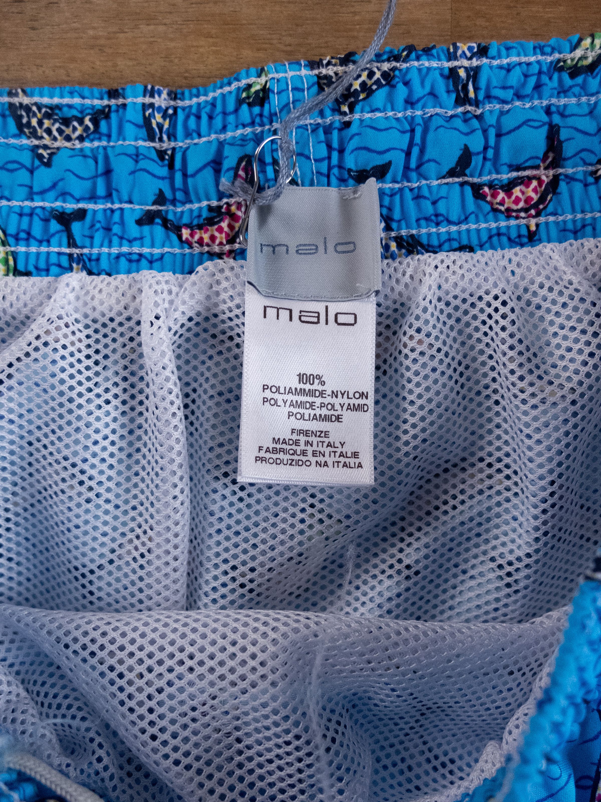 Malo MALO Optimum blue dolphin print swim shorts XXL Italy Size US 38 / EU 54 - 3 Thumbnail
