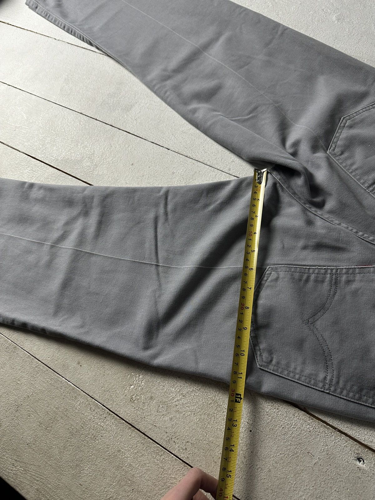 Levi's 🚨VNTG Levis Jeans STA PREST LEGEND y2k GRAY DENIM Size US 27 - 15 Thumbnail