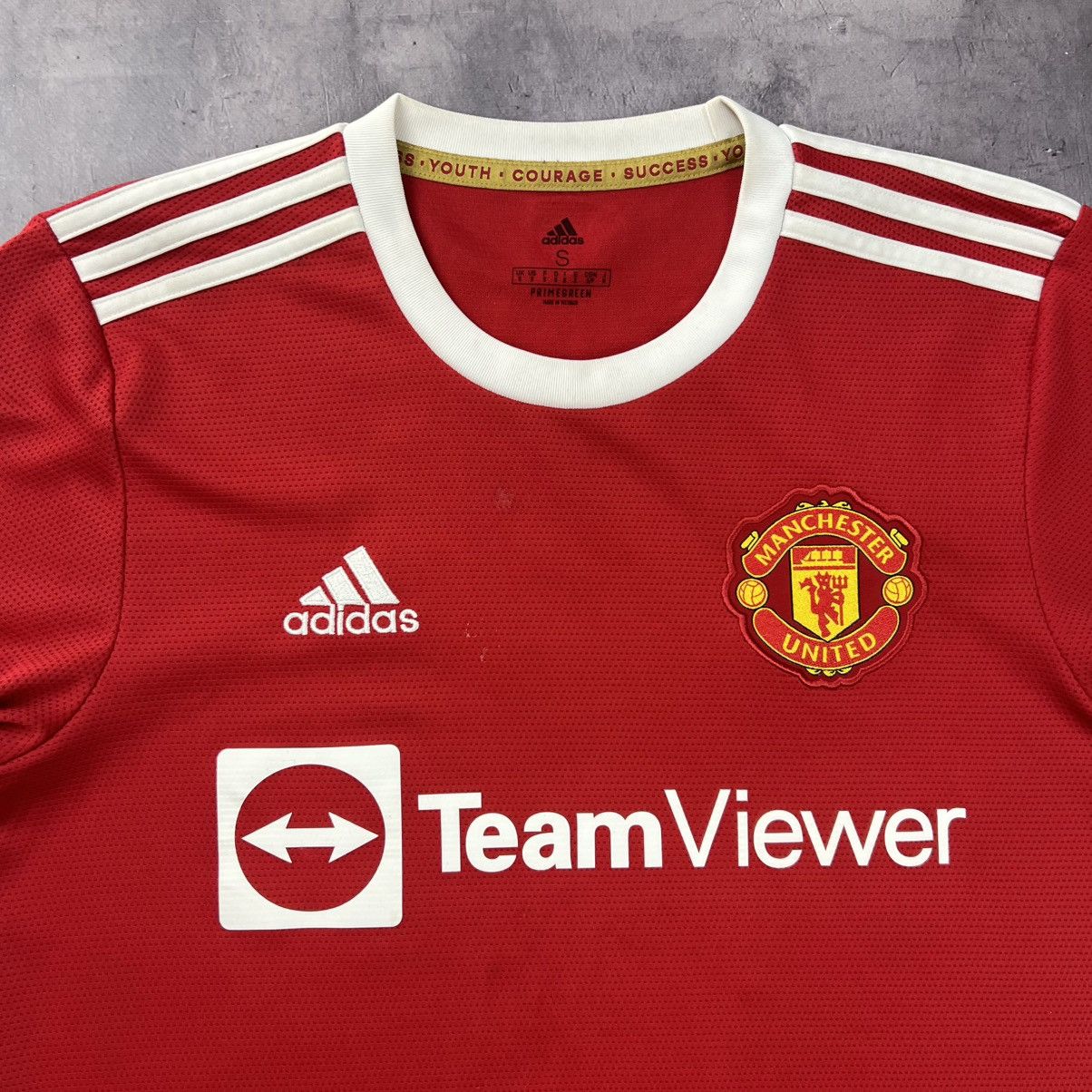 Other Rare! Ronaldo 7 Adidas Manchester United Soccer Jersey Size US S / EU 44-46 / 1 - 5 Thumbnail