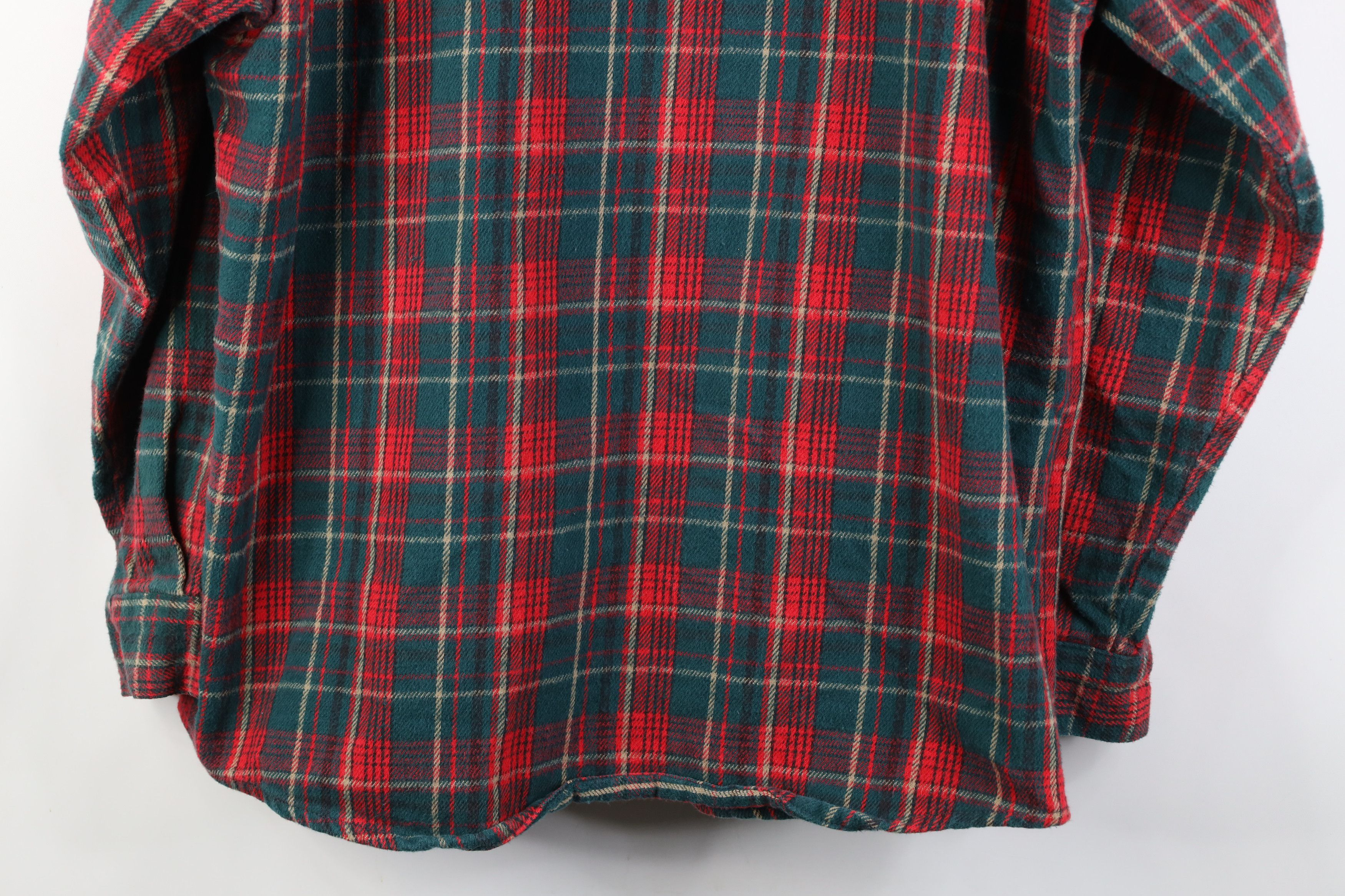FiveBrother Vintage 90s Five Brother Heavyweight Button Shirt Plaid USA Size US XL / EU 56 / 4 - 12 Thumbnail