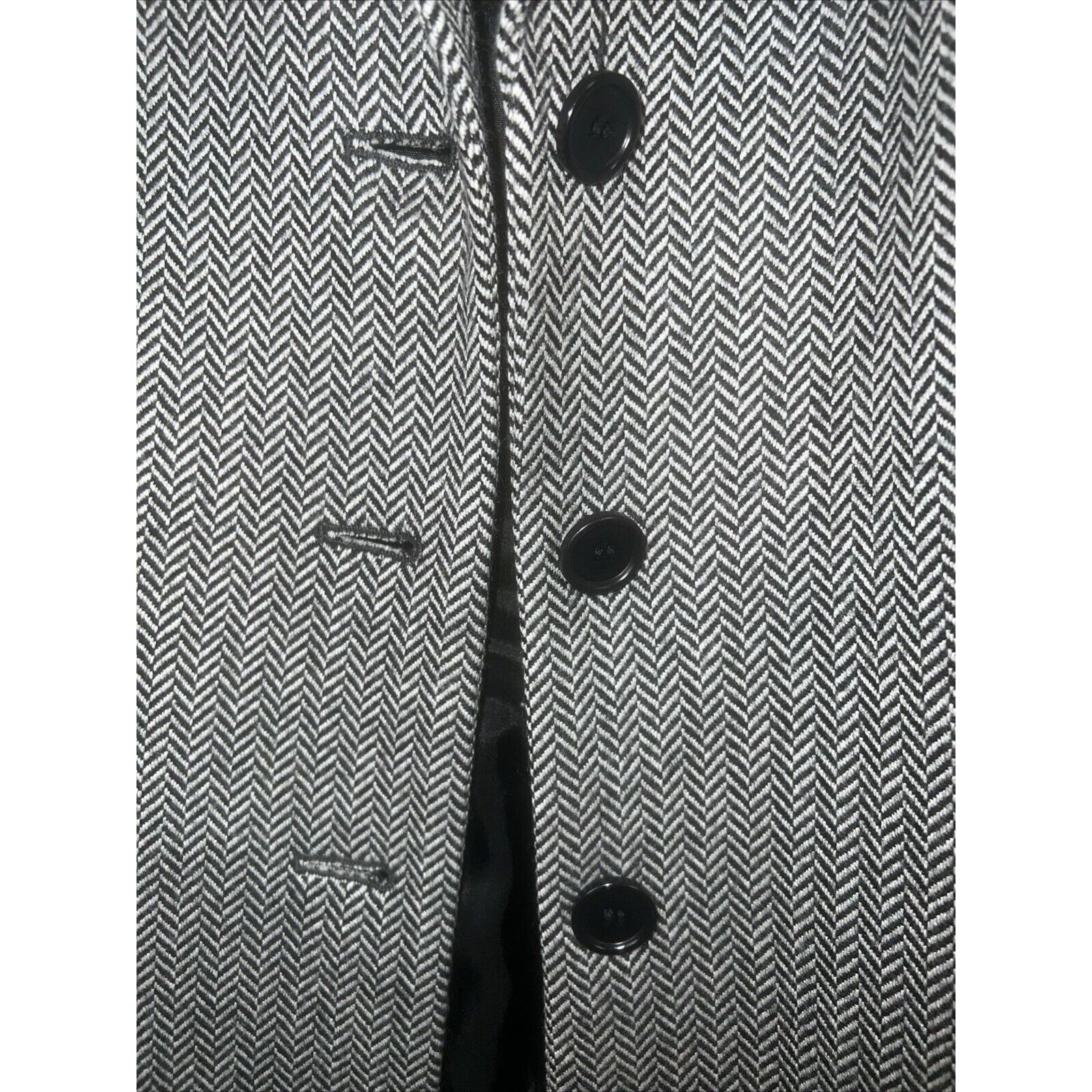 Ann Taylor Ann Taylor Women’s Blazer 3 Button Size 6 Wool Jacket Black Size M / US 6-8 / IT 42-44 - 2 Thumbnail