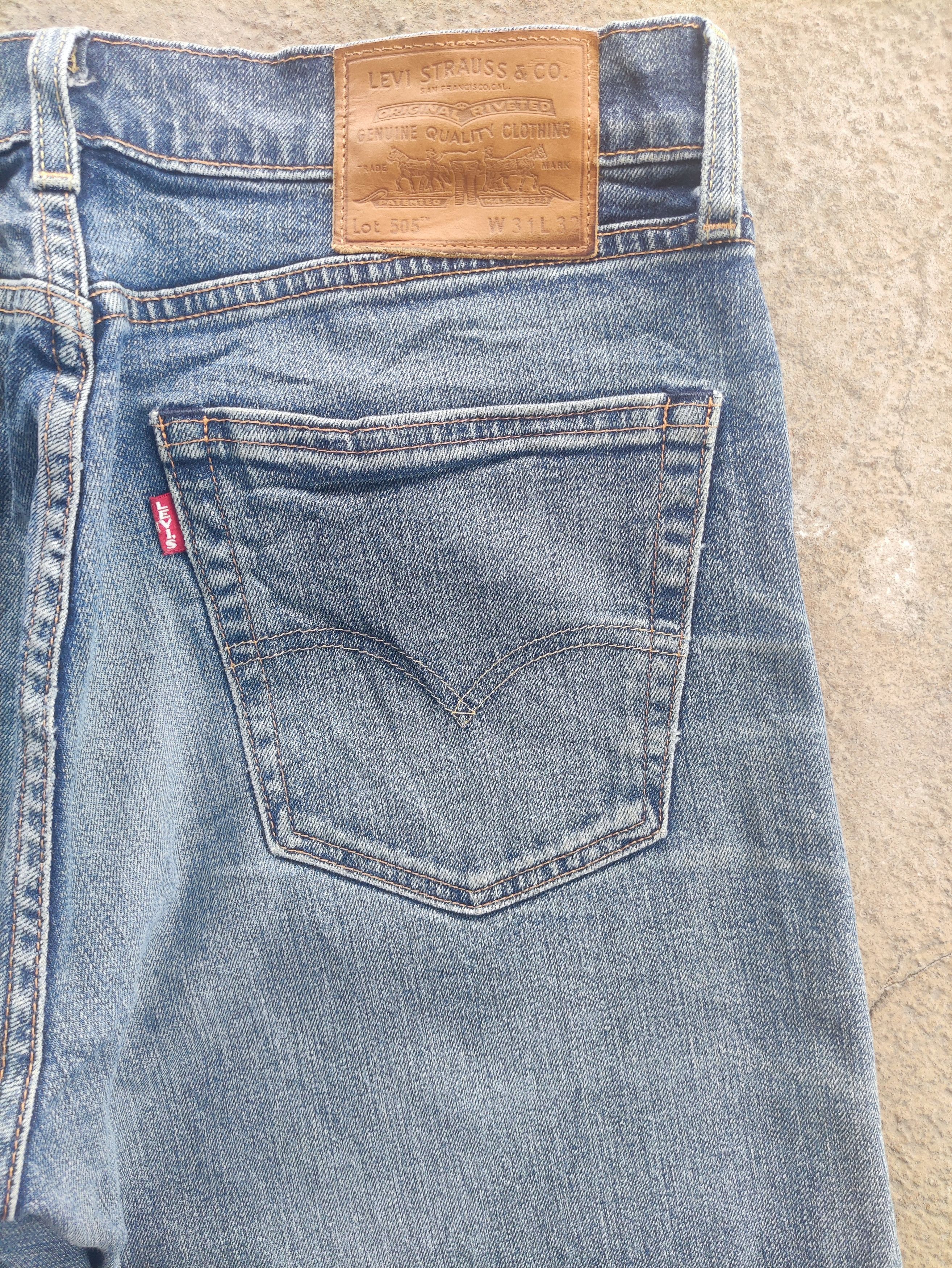 Levi's Vintage Levi's 505 Big E Japan Faded Denim Size US 32 / EU 48 - 11 Thumbnail
