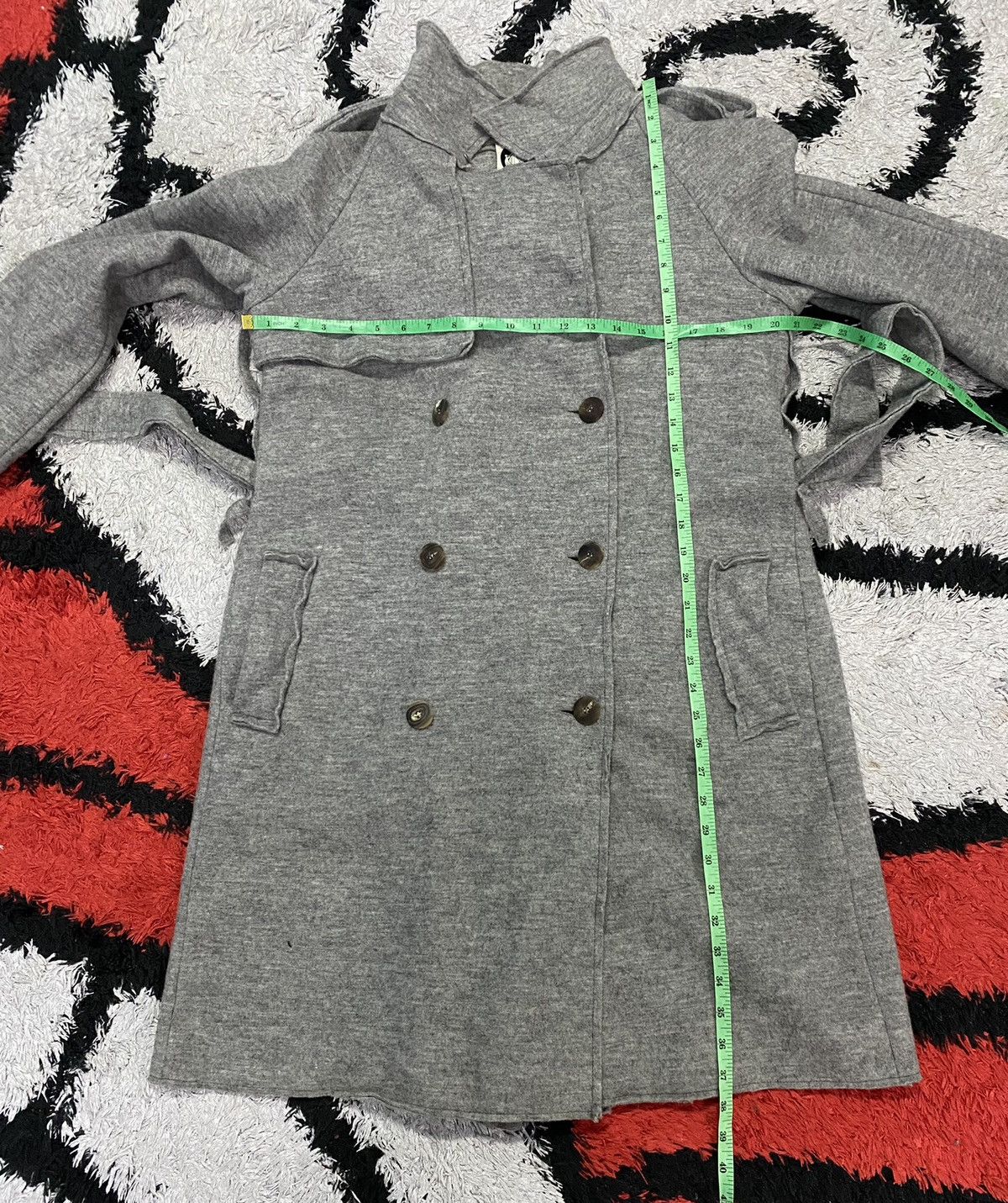 Lanvin LANVIN Defomation Double Lining Trench Coat Size US M / EU 48-50 / 2 - 10 Thumbnail