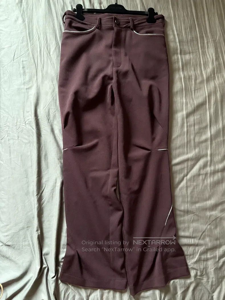 Kiko Kostadinov Kiko Kostadinov wine red long pants Size US 32 / EU 48 - 1 Thumbnail