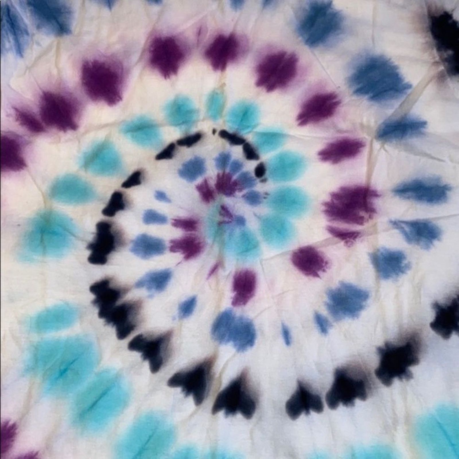 Fruit Of The Loom Dyes by MacKay Spiral Crewneck Tie-Dye T-Shirt | Sz S Size US S / EU 44-46 / 1 - 4 Thumbnail