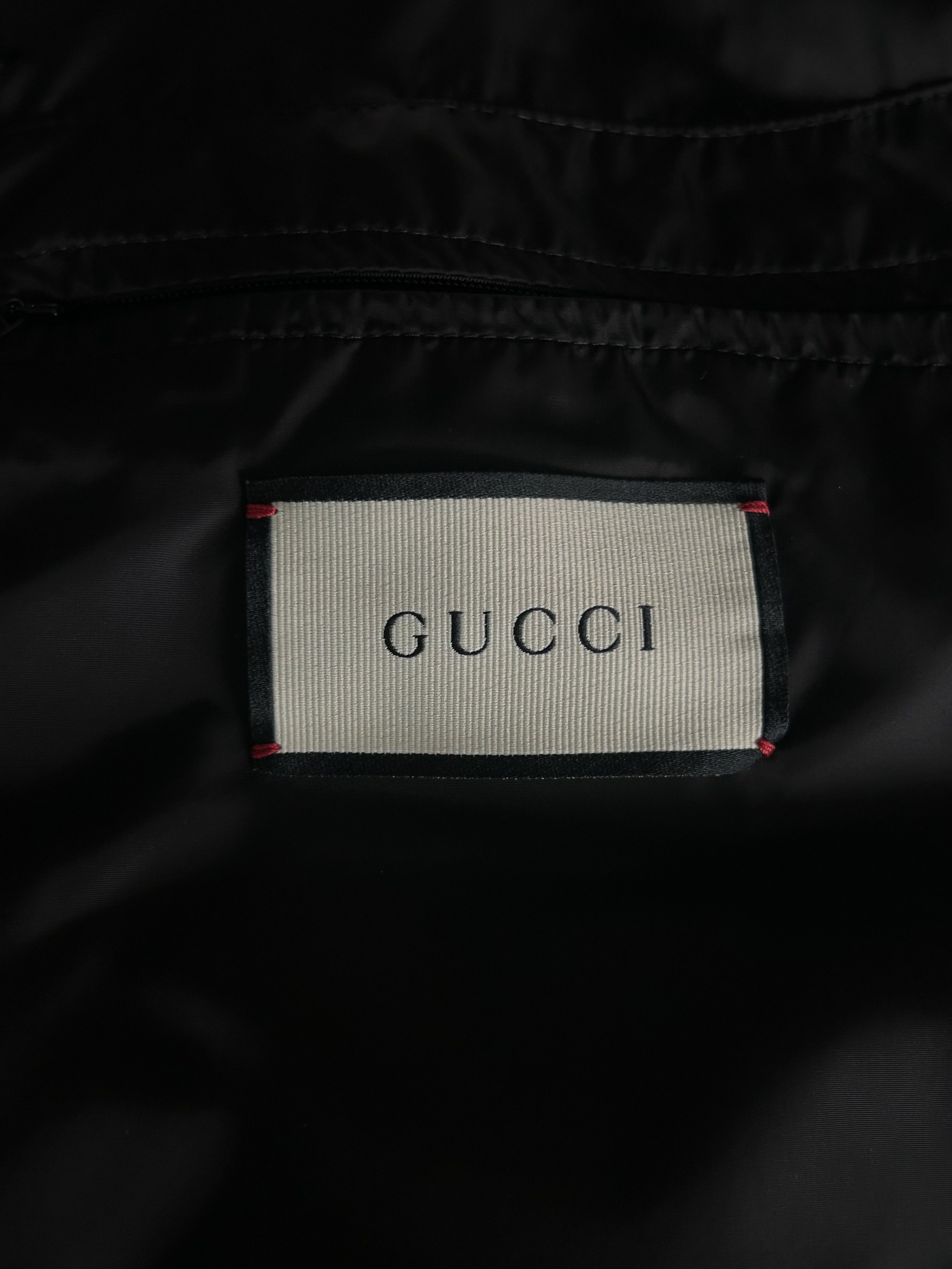 Gucci Gucci Black Monogram Jacquard Puffer Jacket Size US XL / EU 56 / 4 - 3 Thumbnail