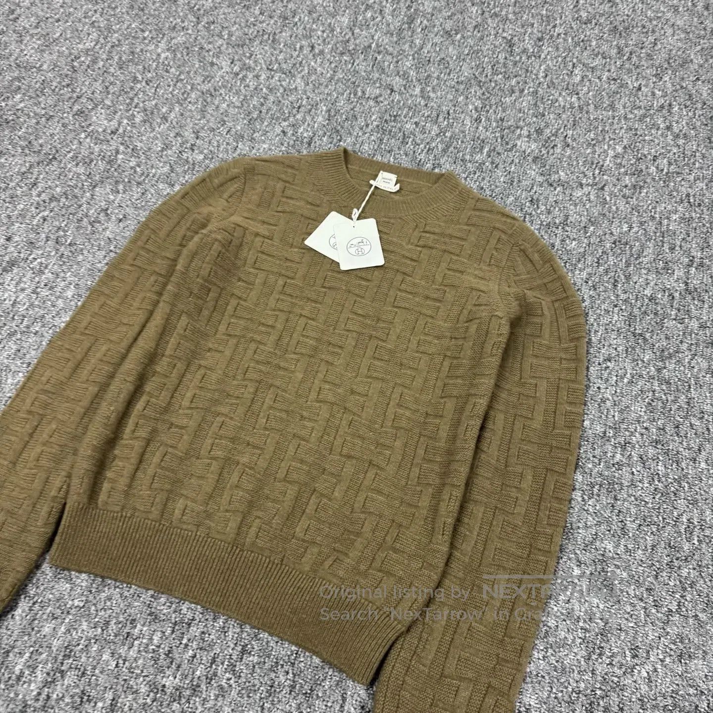 Hermes Hermes size 34 Wool relief patterned H logo knit sweater| Size S / US 4 / IT 40 - 3 Thumbnail
