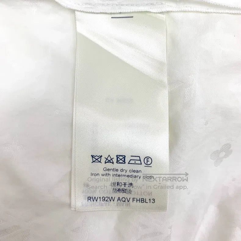 Louis Vuitton Louis Vuitton White cotton logo jacquard full print collar Size S / US 4 / IT 40 - 7 Thumbnail