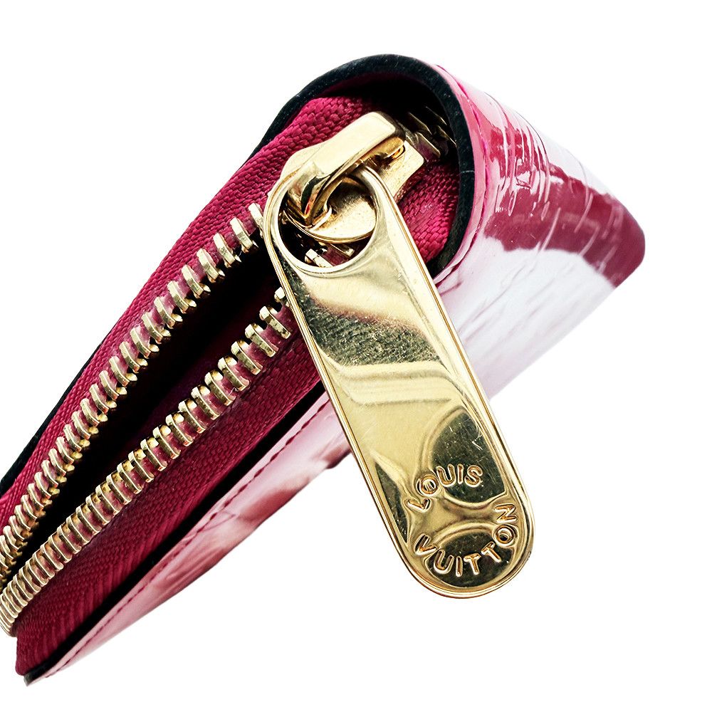 Louis Vuitton Louis Vuitton Patent Leather Wallet Rose-Red Size ONE SIZE - 7 Thumbnail