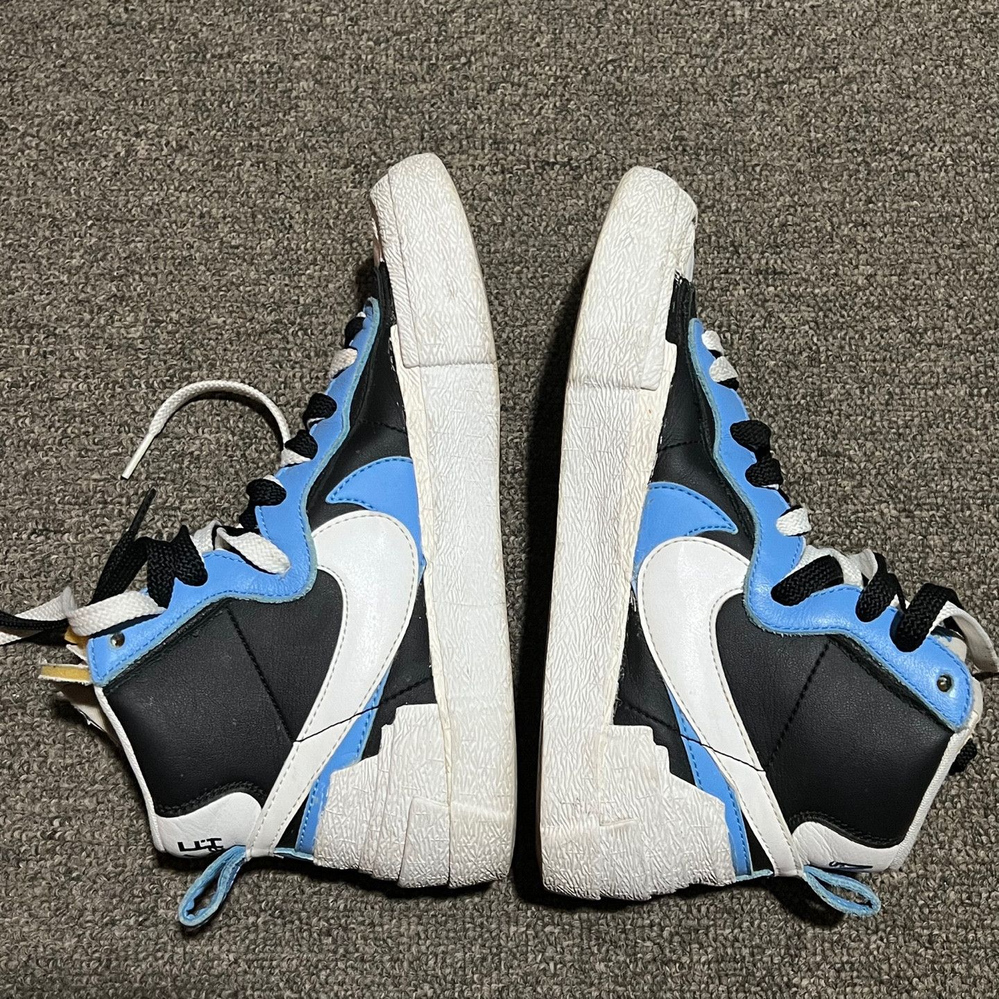 Nike × Sacai Nike x Sacai Blazer Mid White Black Legend Blue Size US 6 / IT 36 - 4 Thumbnail