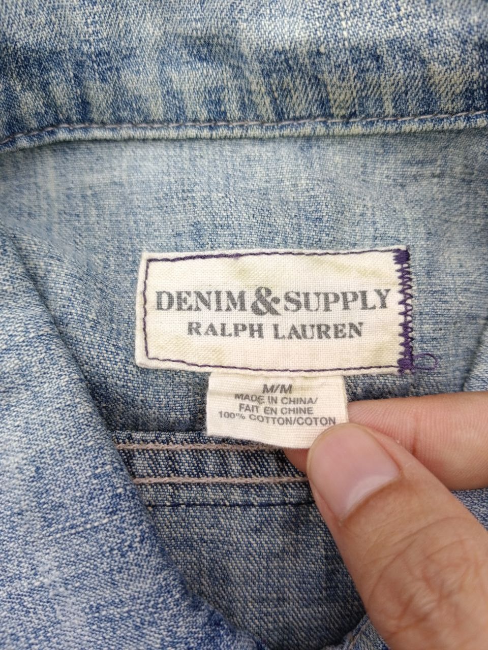 Denim & Supply Ralph Lauren THRASHED DENIM SUPPLY RALPH LAUREN VINTAGE JACKET Size S / US 4 / IT 40 - 12 Thumbnail