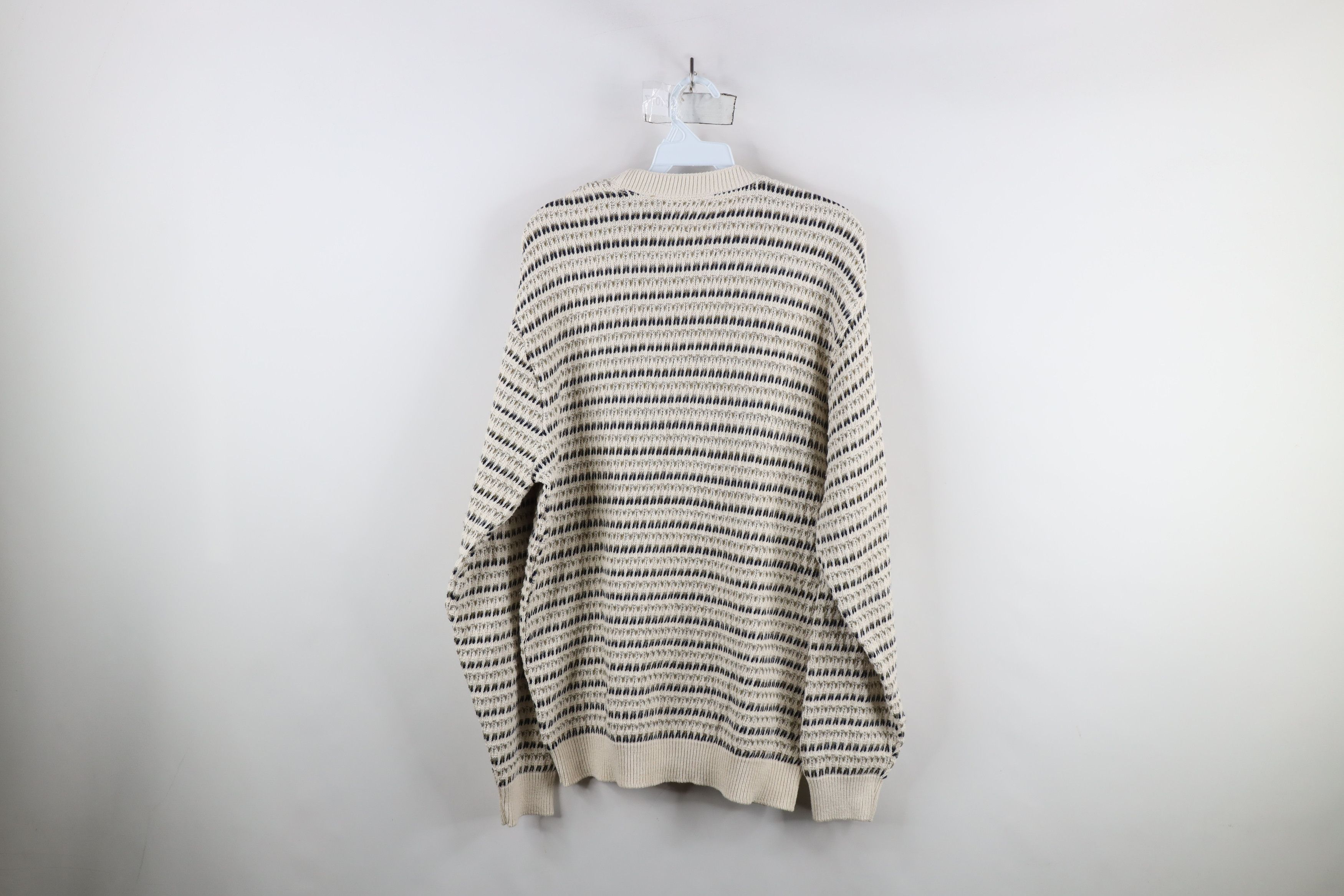 Vintage Deadstock Vintage 90s Streetwear Framed Cotton Knit Sweater Size US M / EU 48-50 / 2 - 7 Thumbnail