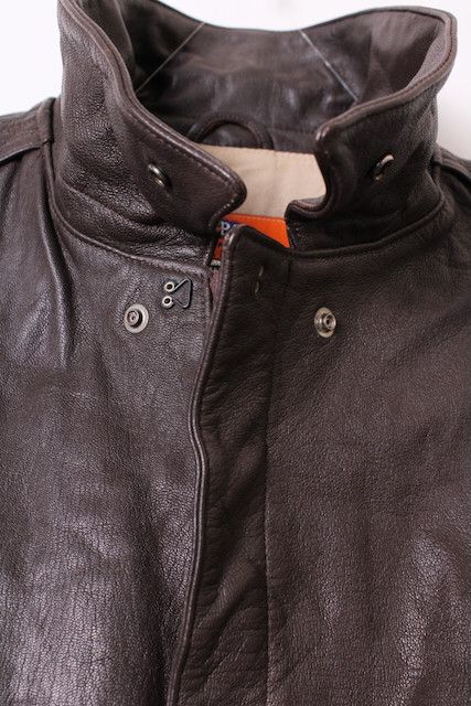 Cooper VINTAGE COOPER A2 LEATHER JACKET BROWN - L/XL Size US L / EU 52-54 / 3 - 4 Thumbnail