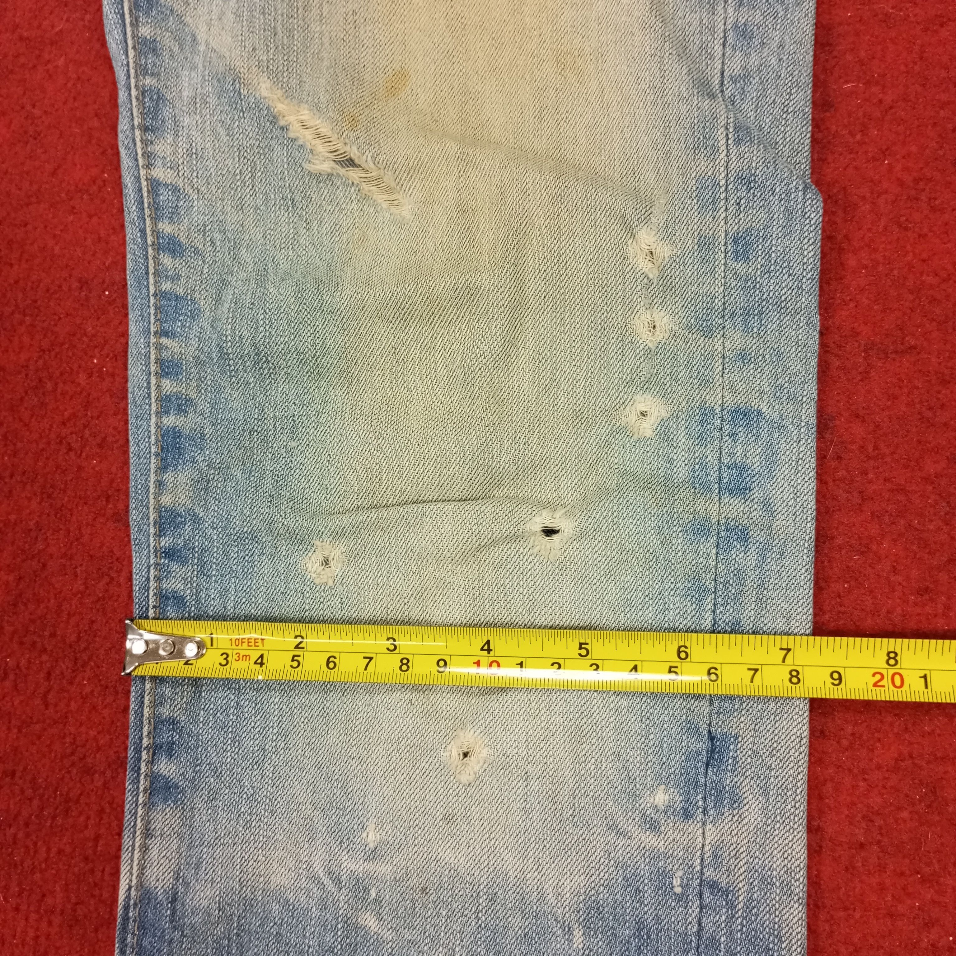 Japanese Brand Blue Way Japanese Brand Fashion Style Distressed Jeans Size US 29 - 10 Thumbnail