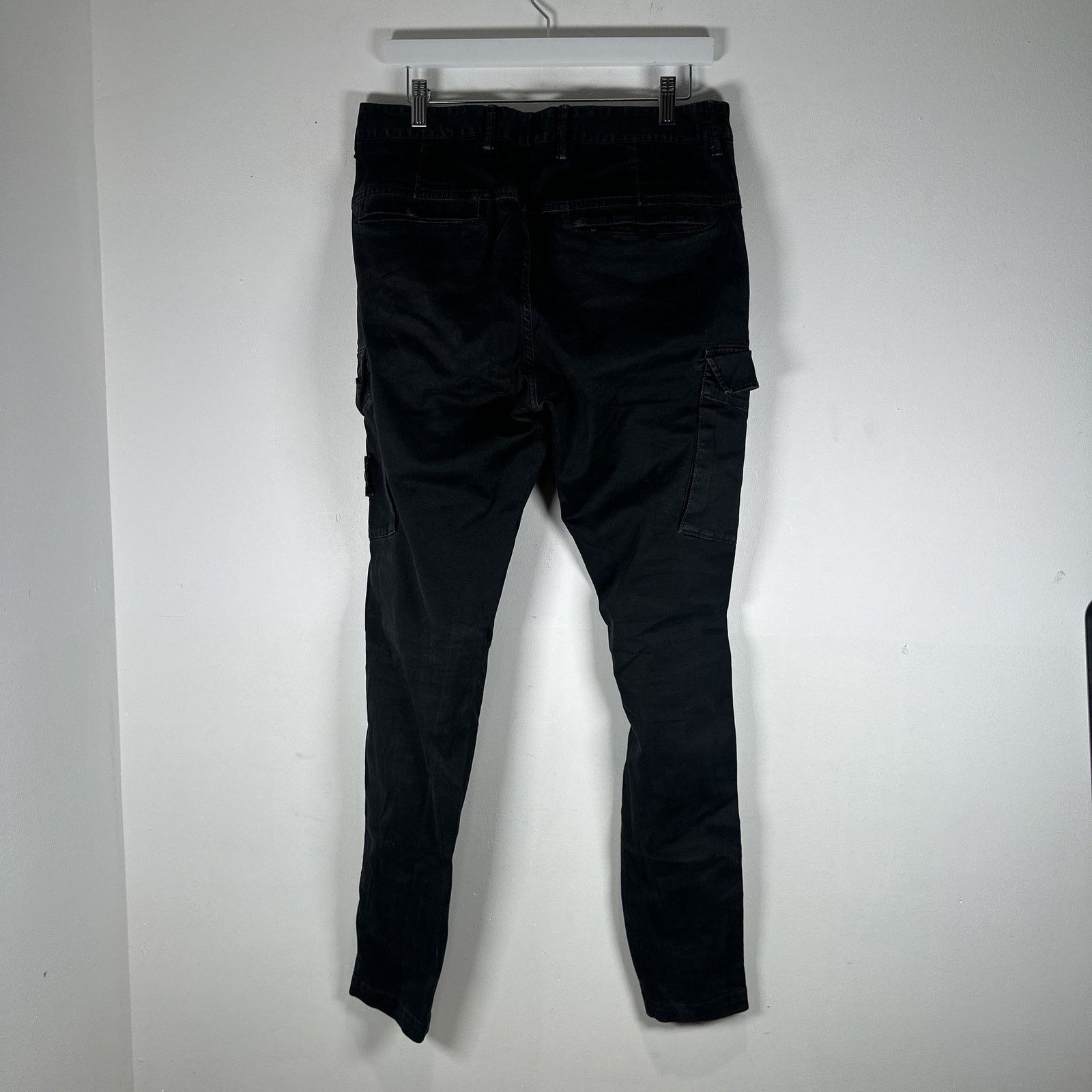 Stone Island Stone Island Black Logo Patch Pants Size US 32 / EU 48 - 2 Thumbnail