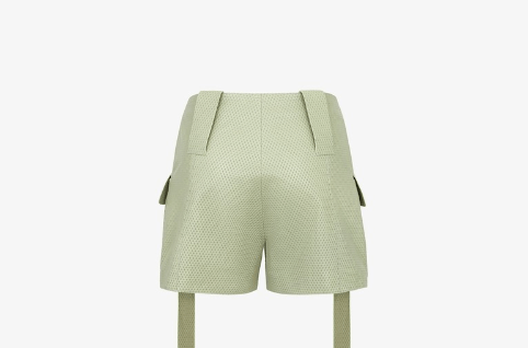 Fendi o1loc1c0824 Shorts in Green Size 27" / US 4 / IT 40 - 2 Thumbnail