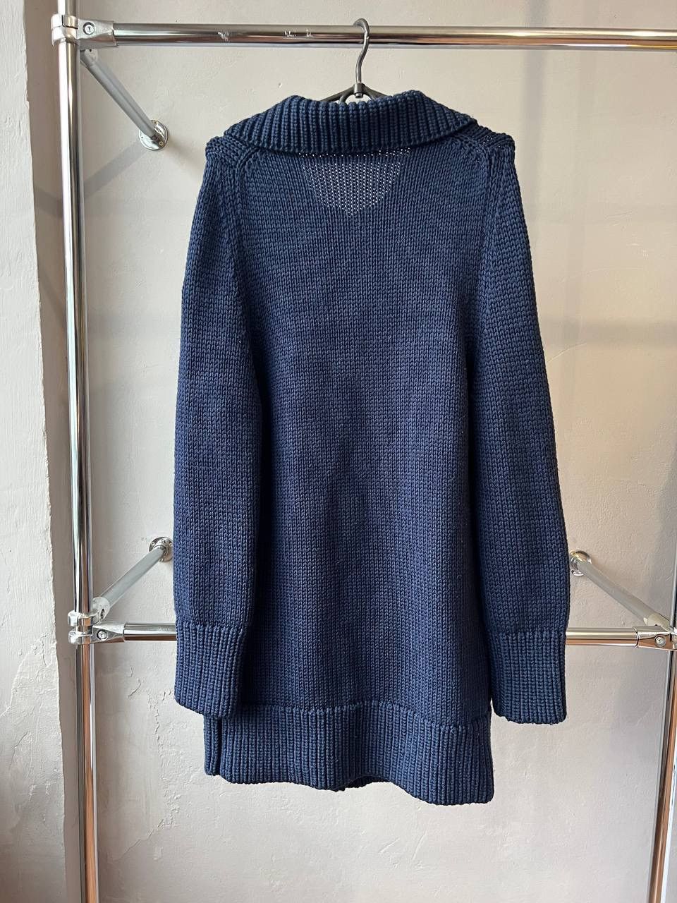 Total Luxury Spa $1600 RRP CRIMSON PARIS BY SCAGLIONE NAVY CLASSIC CARDIGAN L Size L / US 10 / IT 46 - 8 Thumbnail