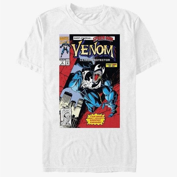 Marvel Comics New Marvel Venom Lethal Protector Comic Garment Dye T-Shirt Size US XXL / EU 58 / 5 - 1 Thumbnail