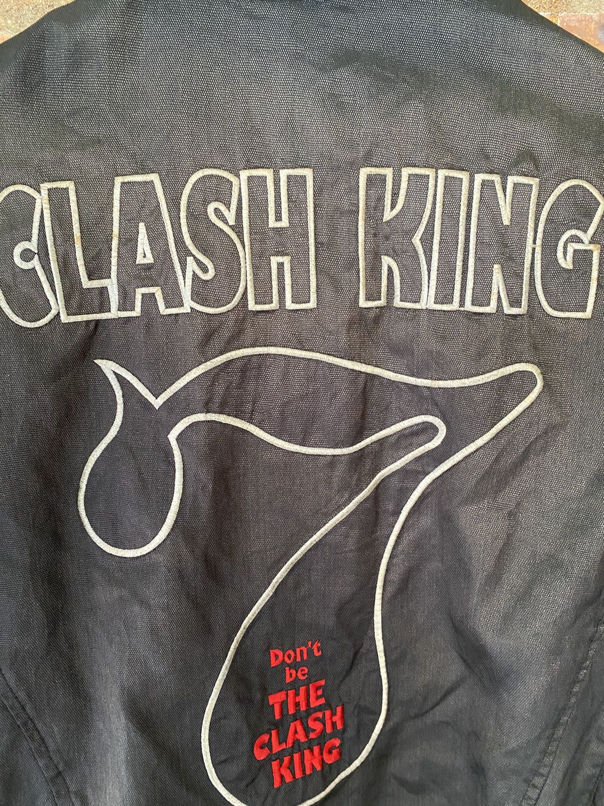 Japanese Brand × Kadoya Vtg Kadoya Clash King Skull Embroidered patches motorcycles Size US L / EU 52-54 / 3 - 17 Thumbnail