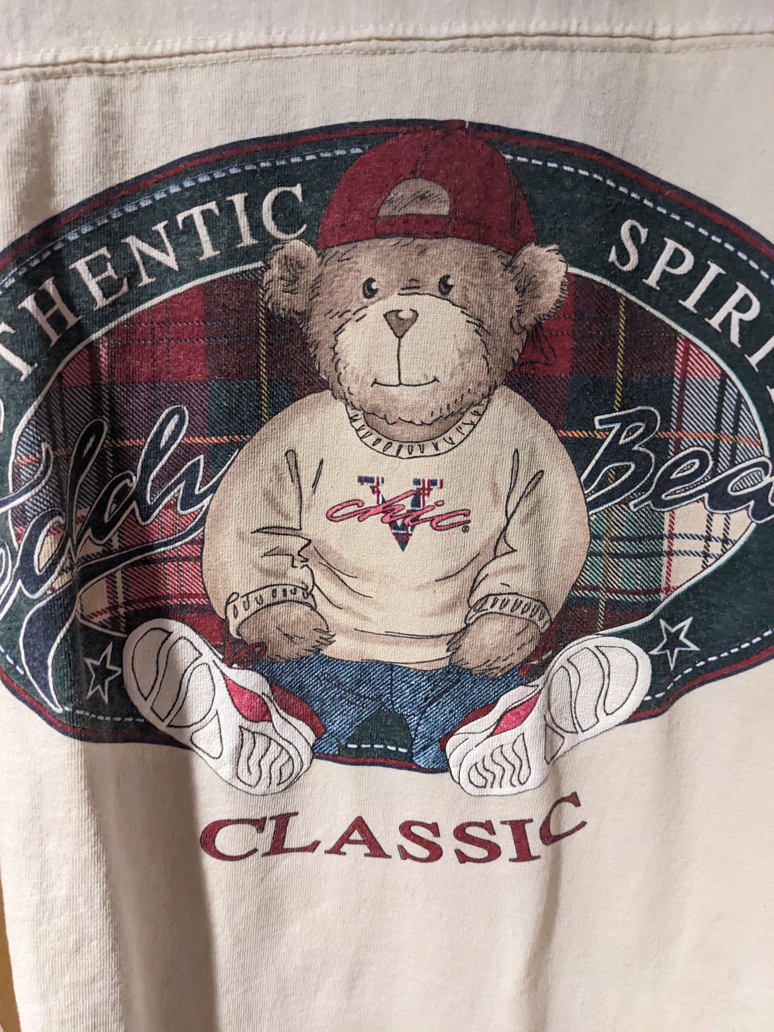 Tommy Hilfiger × Vintage Vintage 90s Teddy Bear Authentic Spirit Classic Long-Sleeve Size US XXL / EU 58 / 5 - 2 Thumbnail