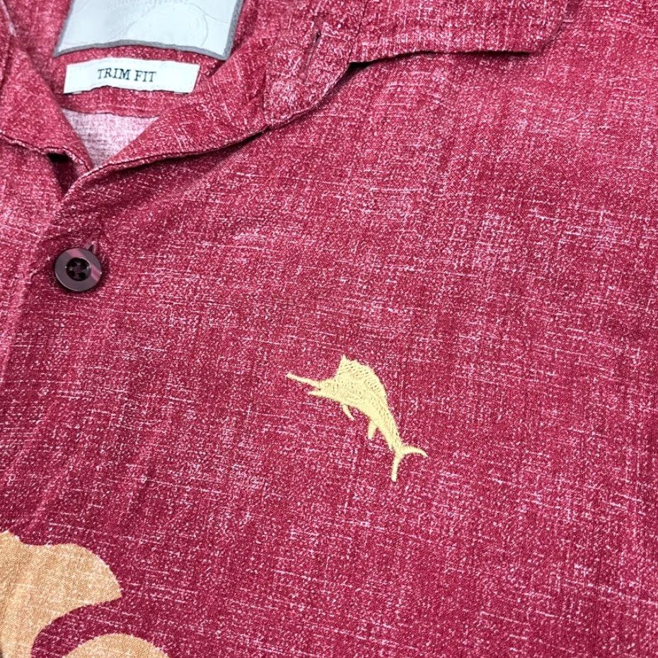 Tommy Bahama VINTAGE Tommy Bahama Shirt Mens M Red Floral Hawaiian TomBahama Florida State Seminoles Shirt Mens M Red Hawaiian Floral Size US M / EU 48-50 / 2 - 3 Thumbnail