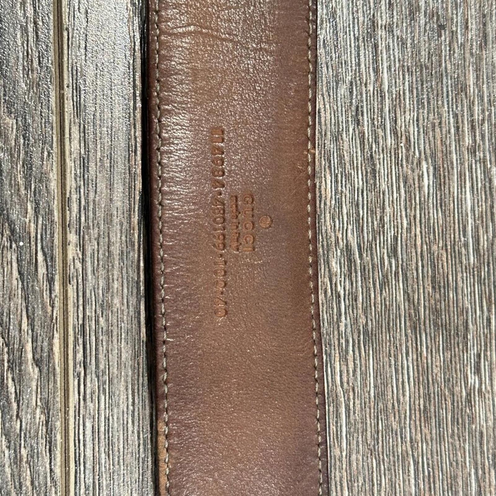 Gucci Gucci Leather and Fabric Belt – No Buckle – 5/10 Condition Size ONE SIZE - 9 Thumbnail